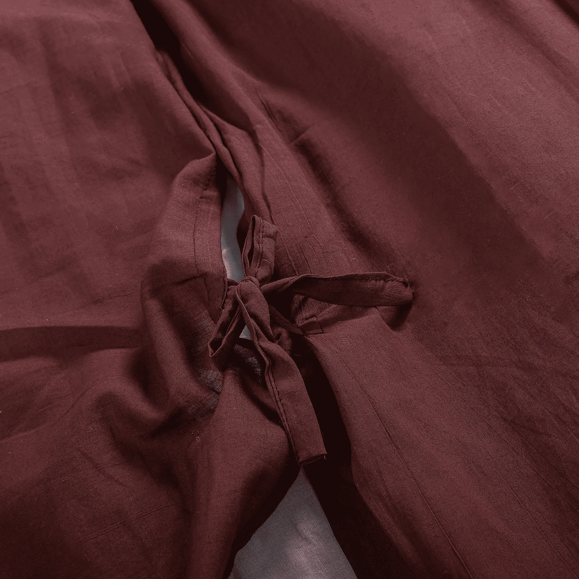 Modern Handmade Indian Solid Cotton Duvet Cover - Image 4