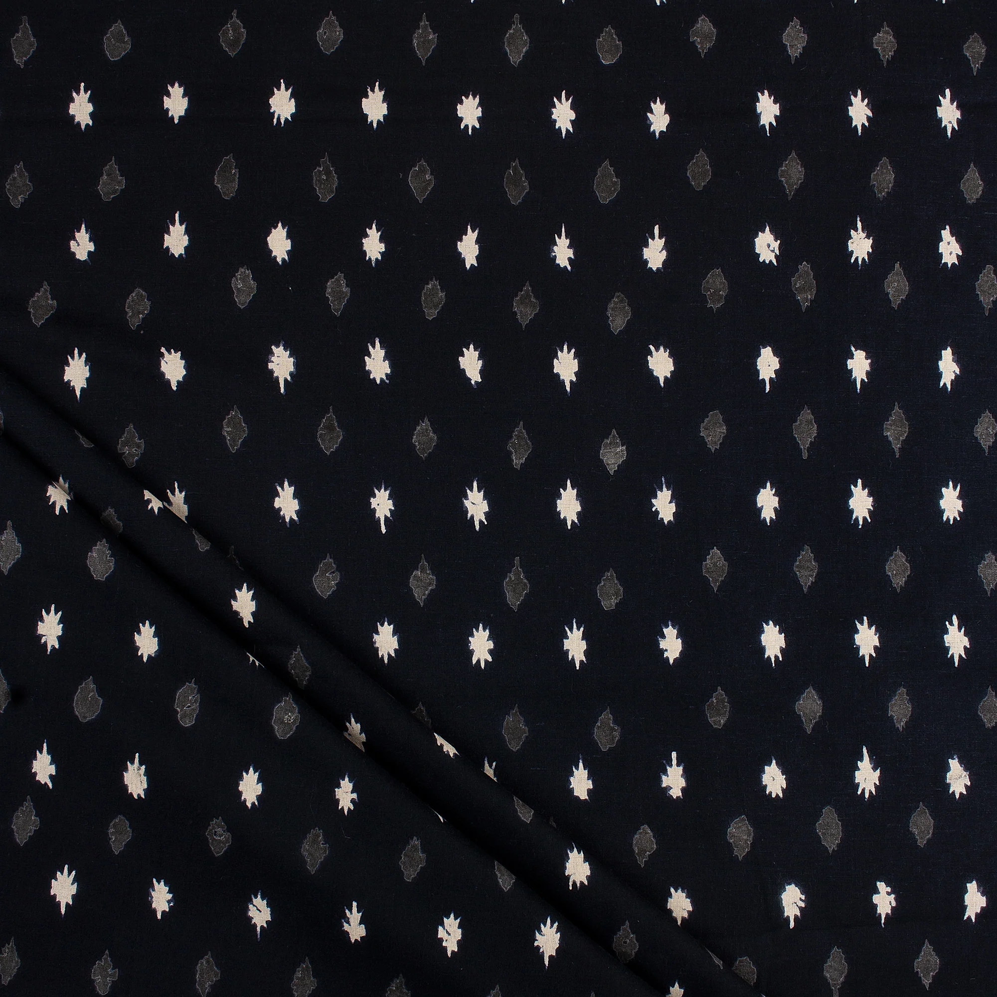 Hand Block Printed Cotton Fabric - Image 4