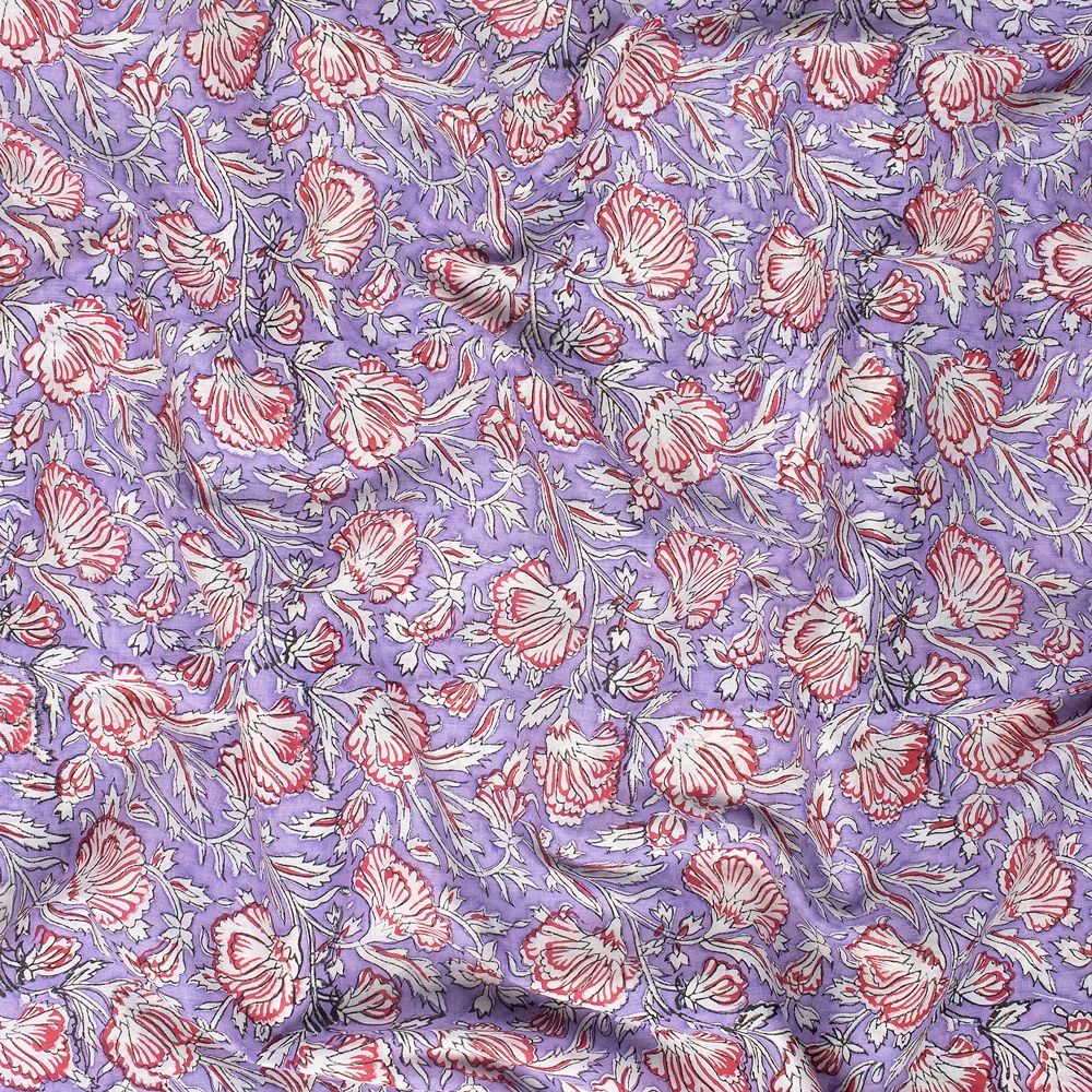 Mud Resist Hand Block Print Fabric - Image 4