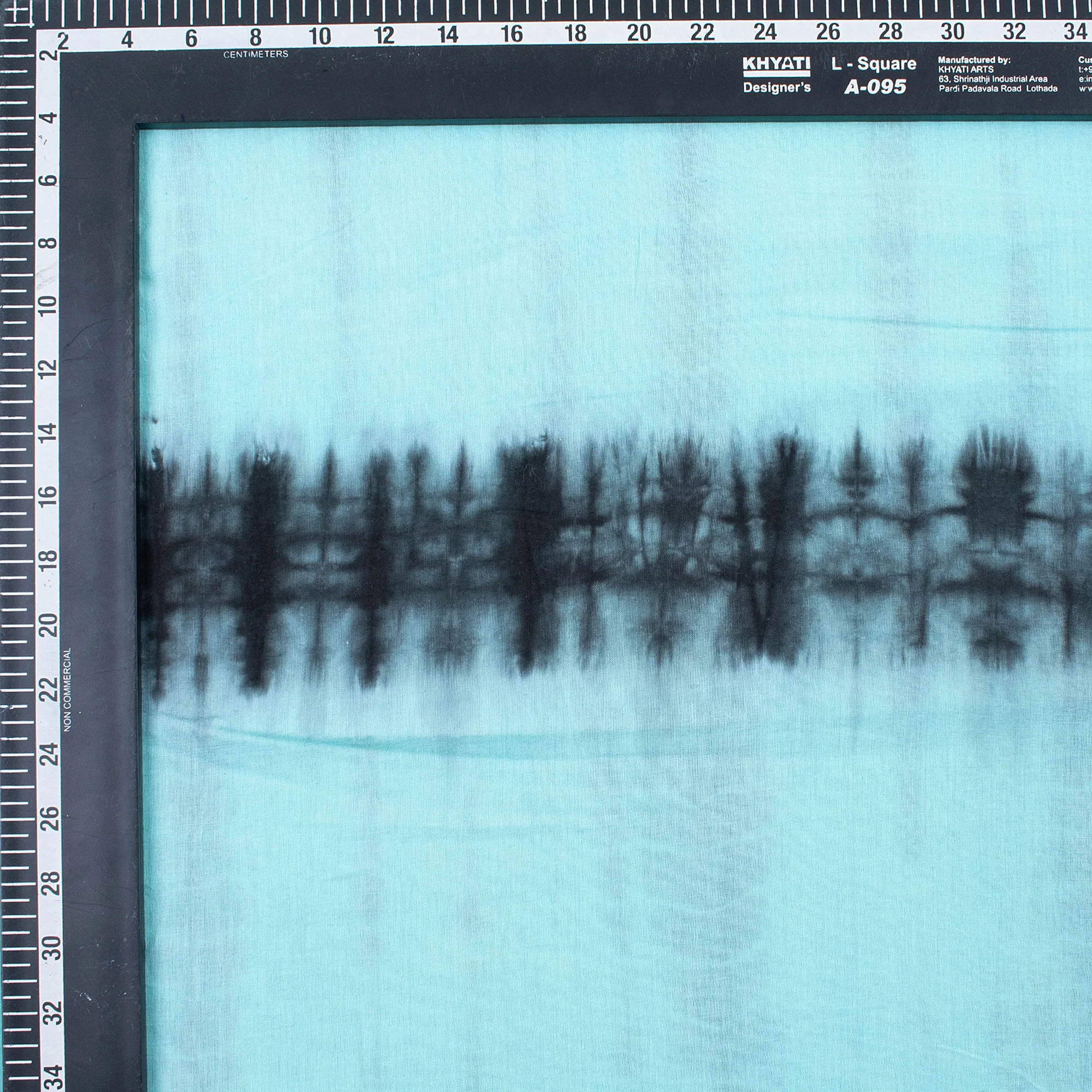 Multicolor Natural Dyed Cotton Tie Dye Shibori Fabric - Image 3