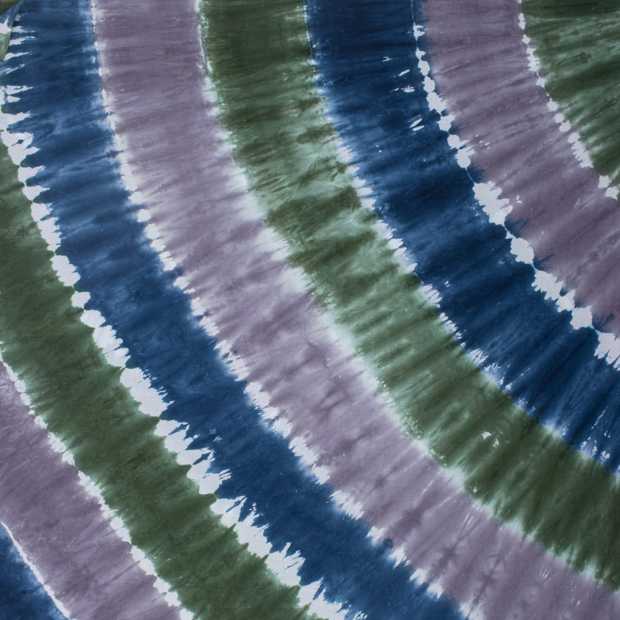 Multicolor Pure Cotton Tie Dye Fabric - Image 5