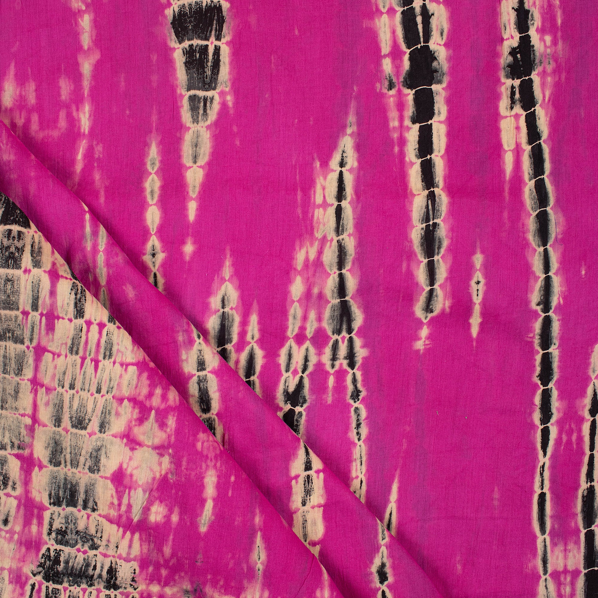 Pure Cotton Tie Dye Shibori Fabric for Kurti