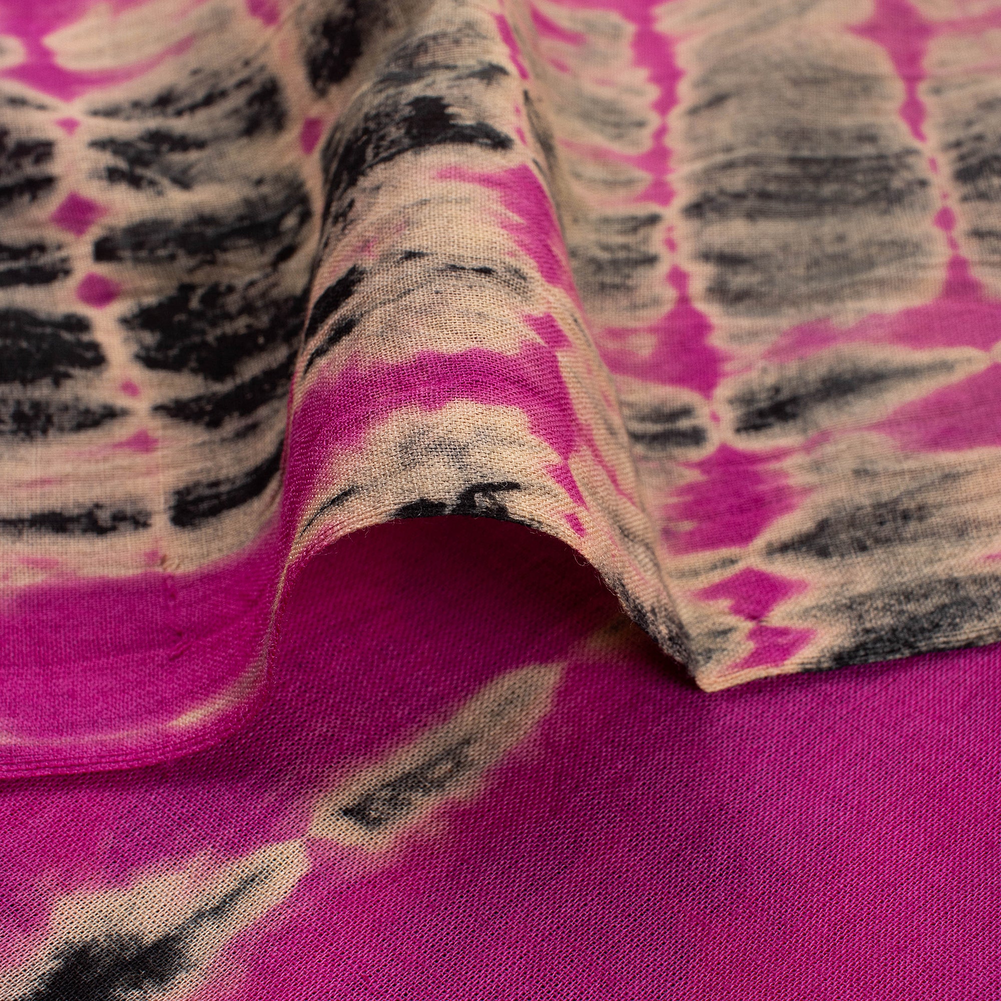 Pure Cotton Tie Dye Shibori Fabric for Kurti - Image 3