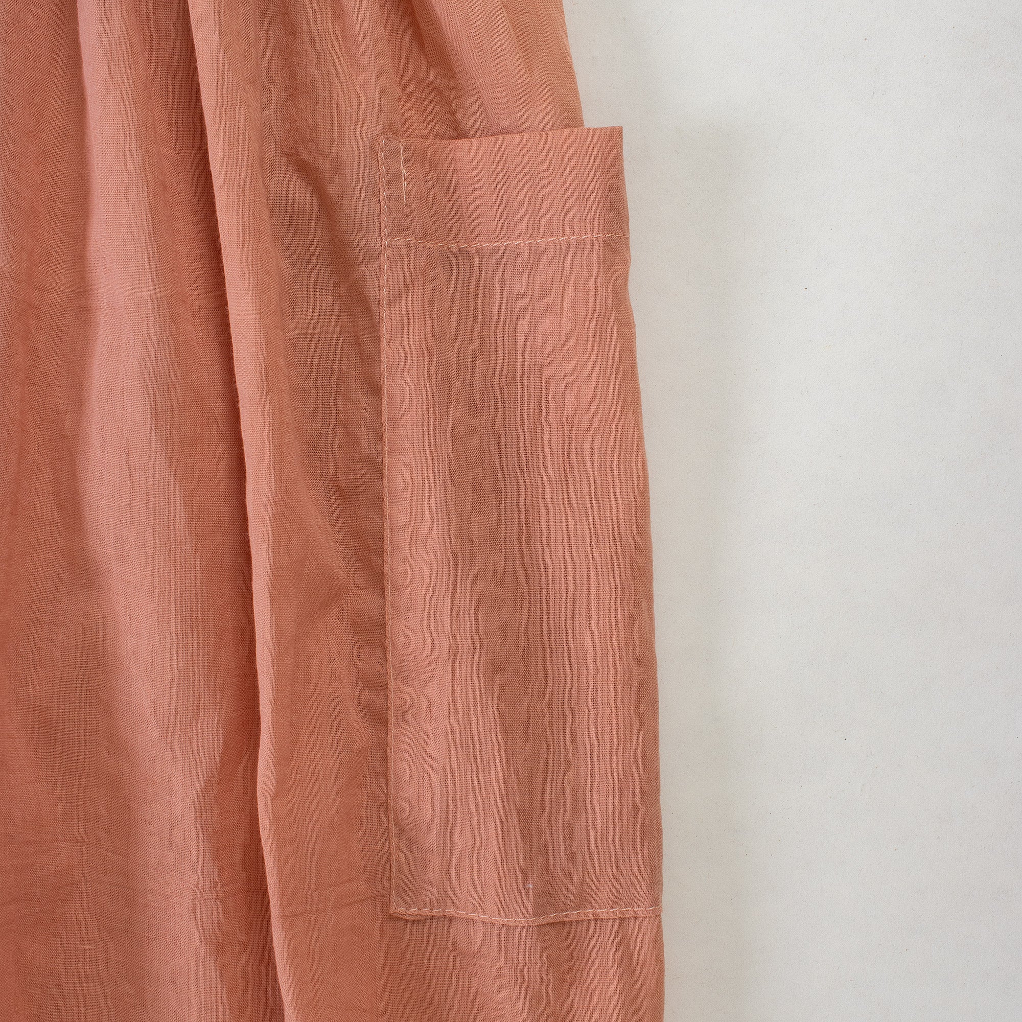 Indian Solid Natural Dyed Women's Cotton Gardening Aprons - Image 4