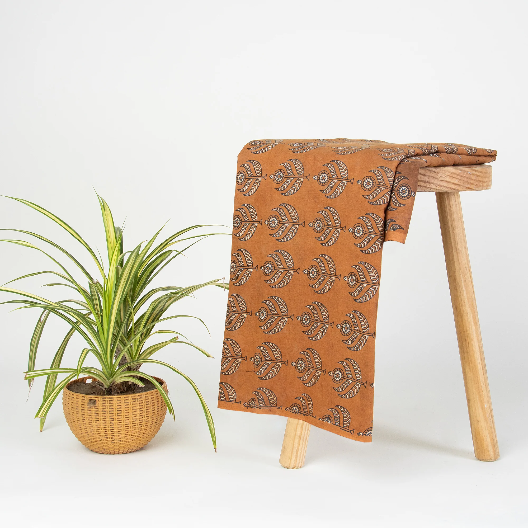 Hand Block Print 100% Cotton Fabric - Image 5