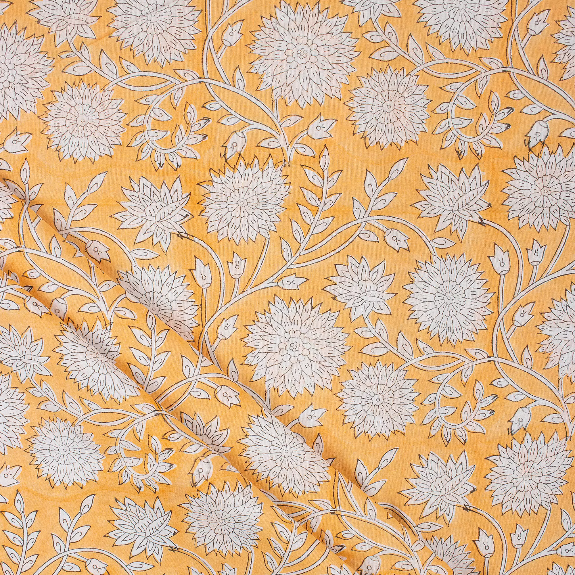 Hand Block Printed Cotton Fabric