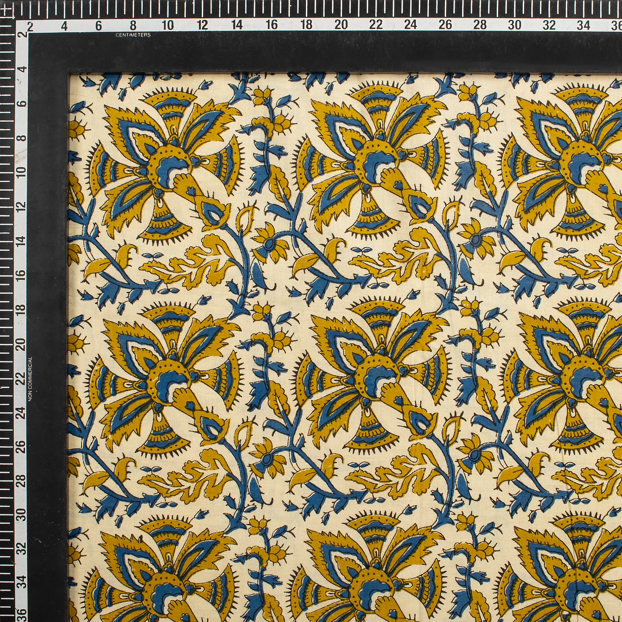 Hand Block Printed Soft Cotton Bagru Fabric - Image 4