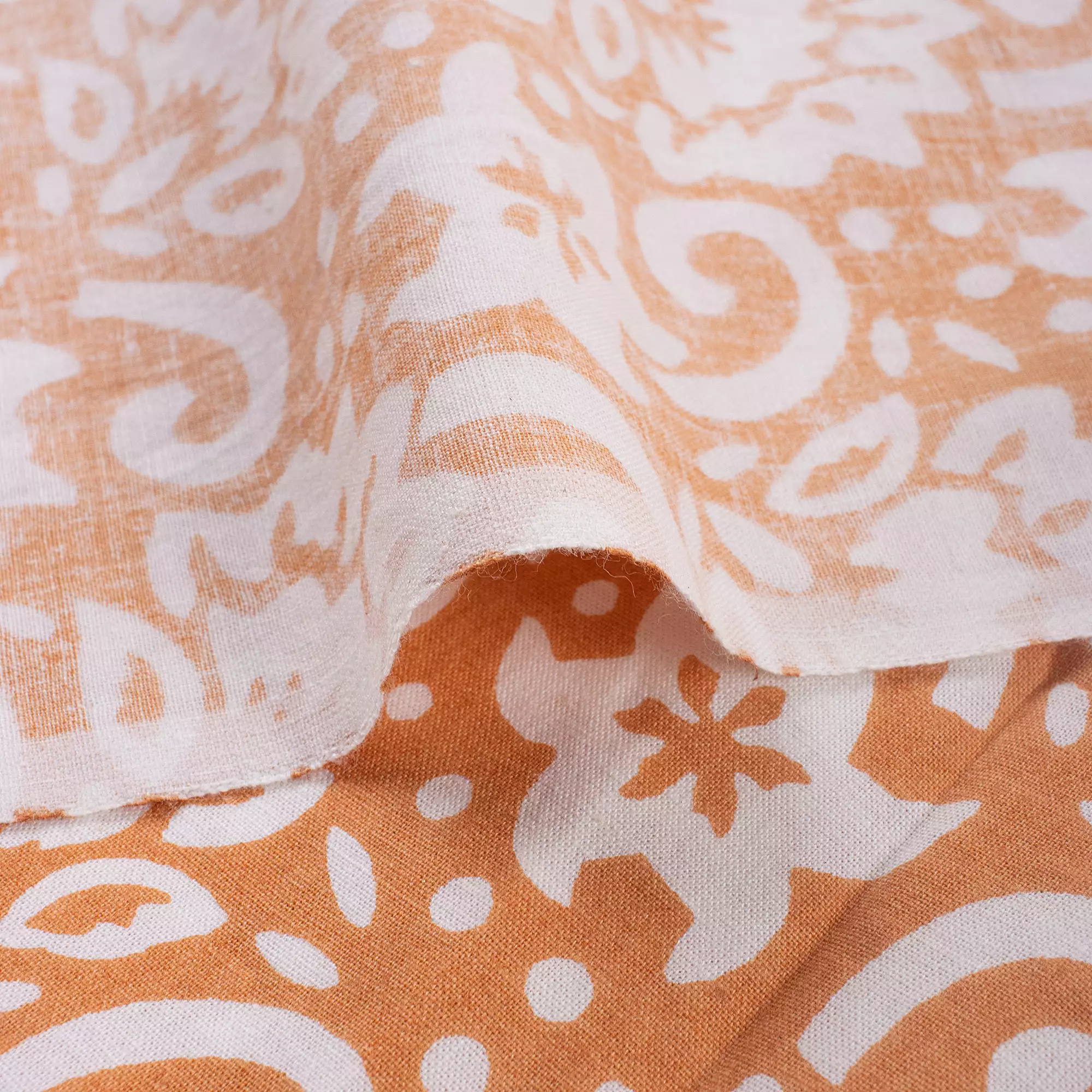 Hand Block Printed Organic Fabric - Image 2
