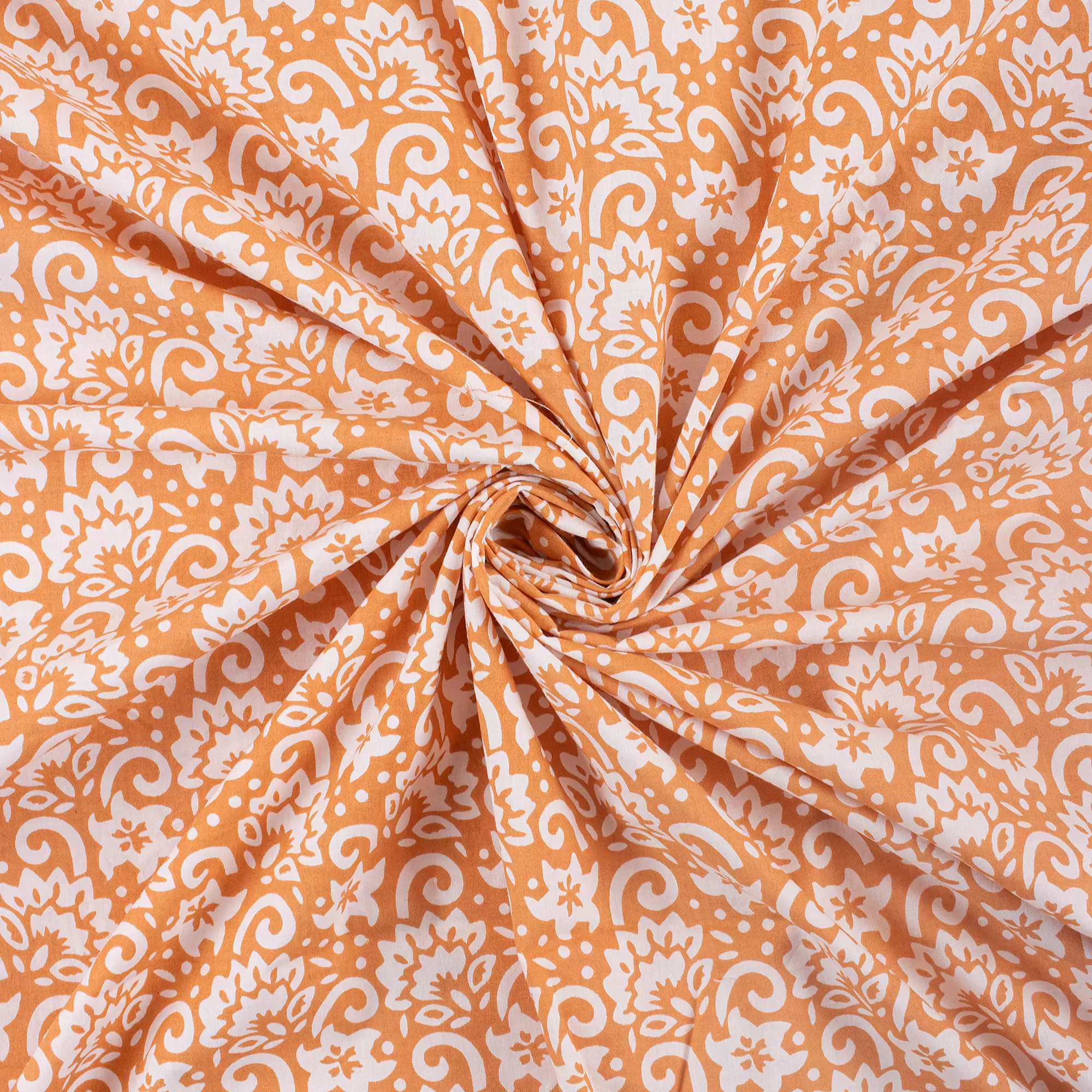 Hand Block Printed Organic Fabric - Image 4