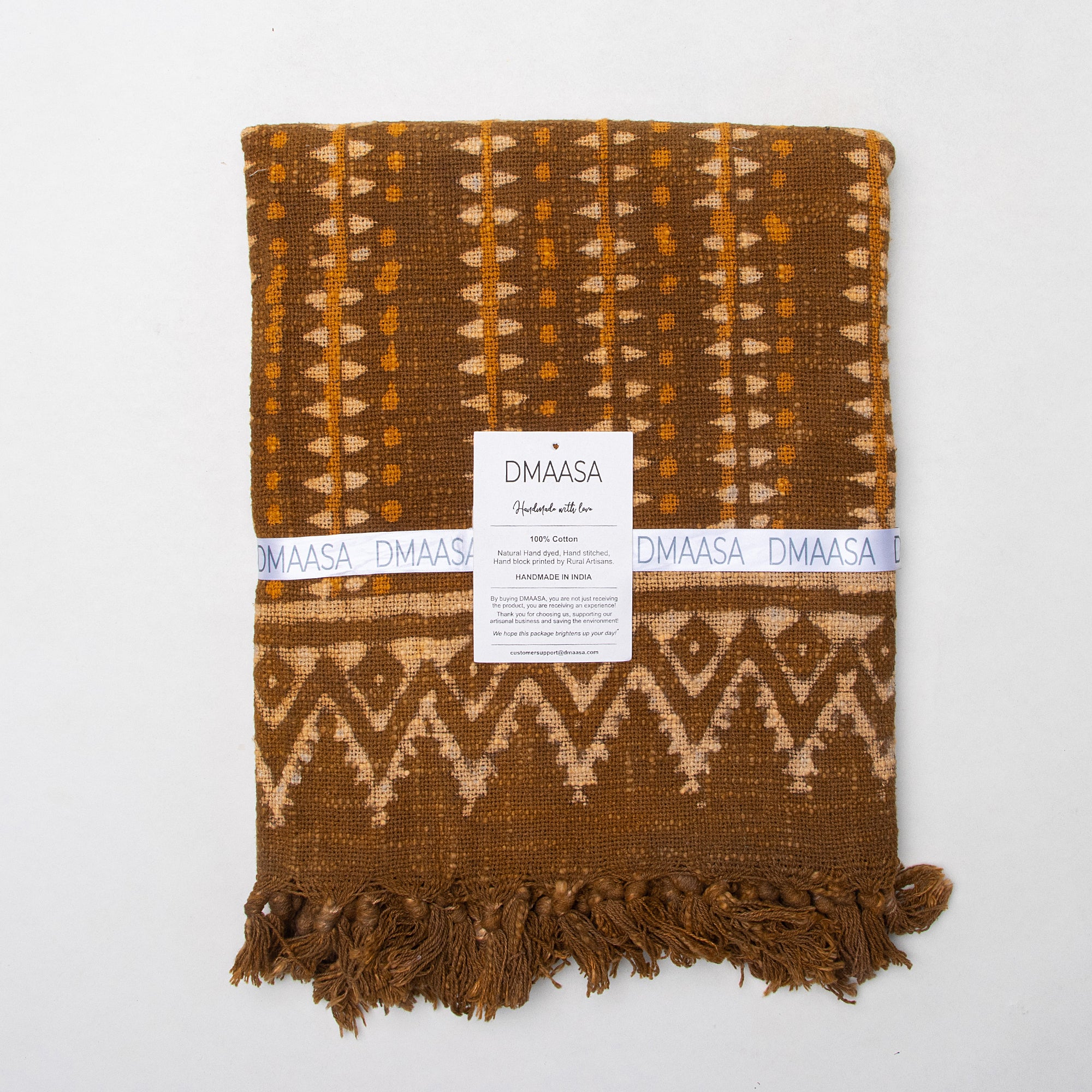 Stylish Hand Block Printed Cotton Indian Throw Blankets - Image 2