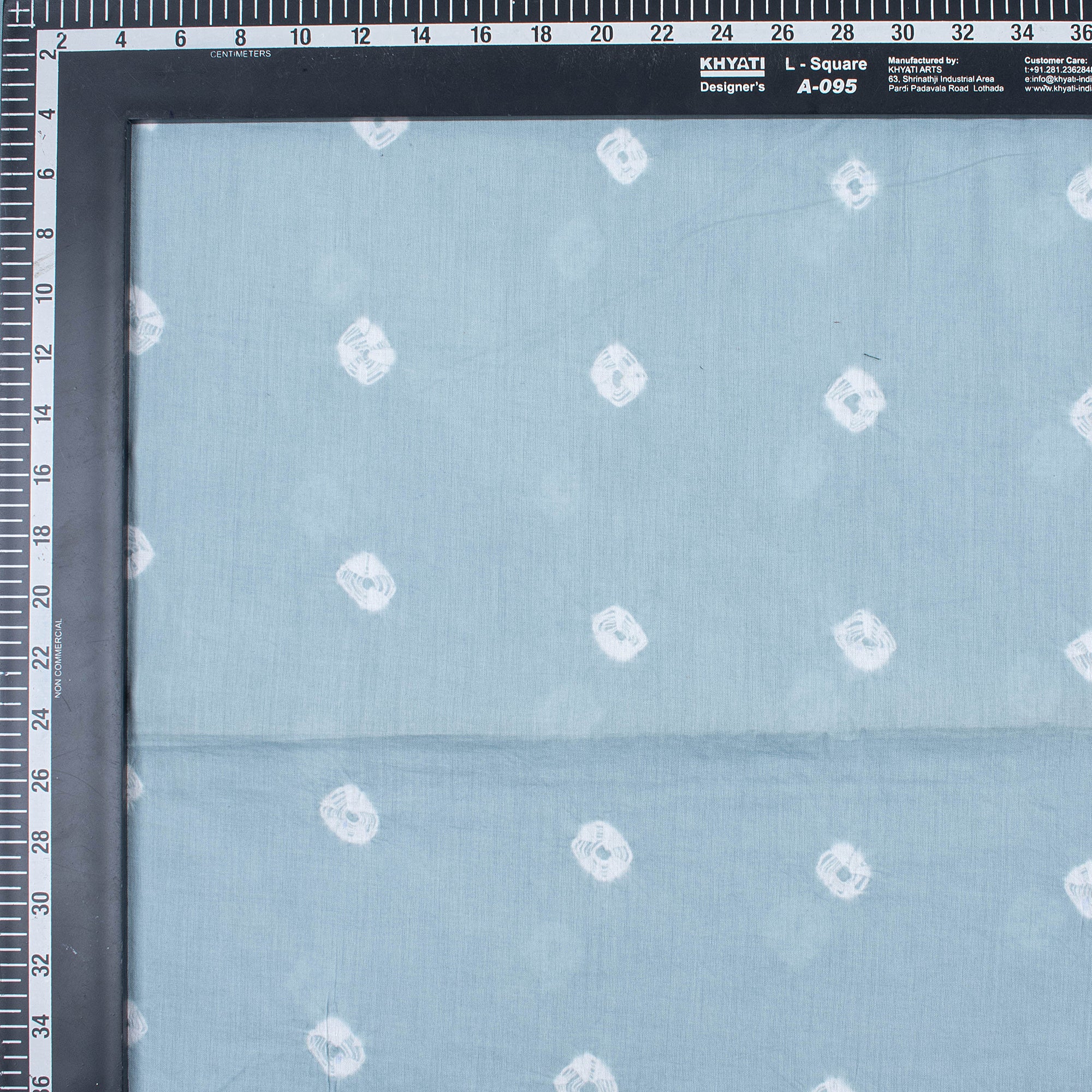 Natural Dyed Shibori Tie Dye Fabric - Image 3