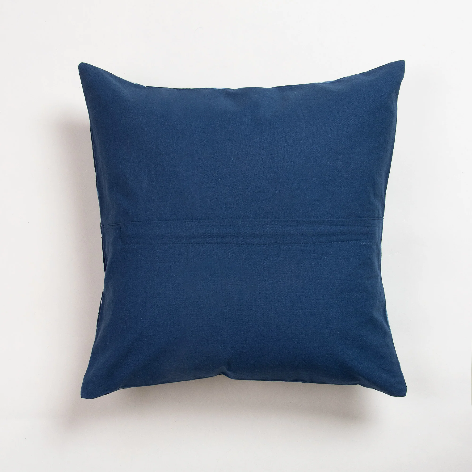 Natural Tie Dye Cotton Stitched Cushion Cover - Image 2