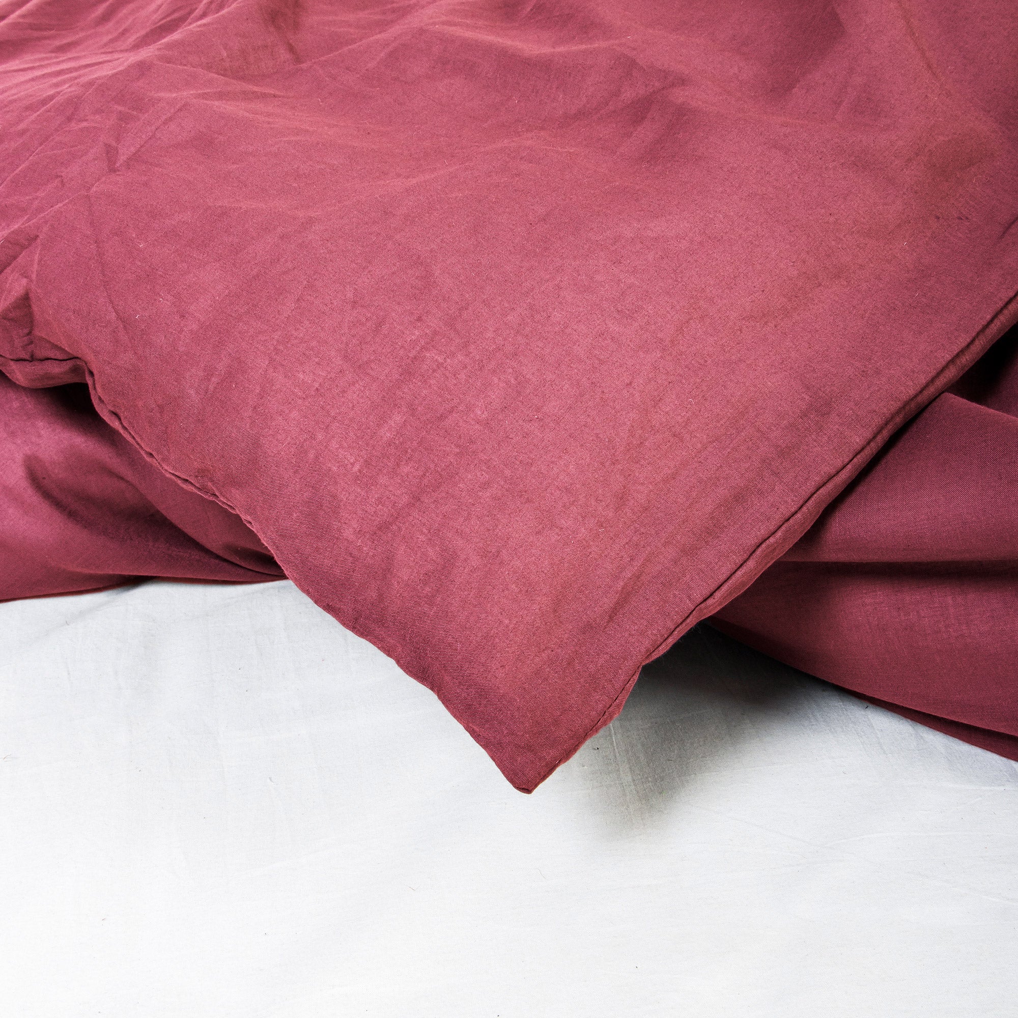 Natural Dyed Indian Solid Cotton Duvet Cover - Image 4