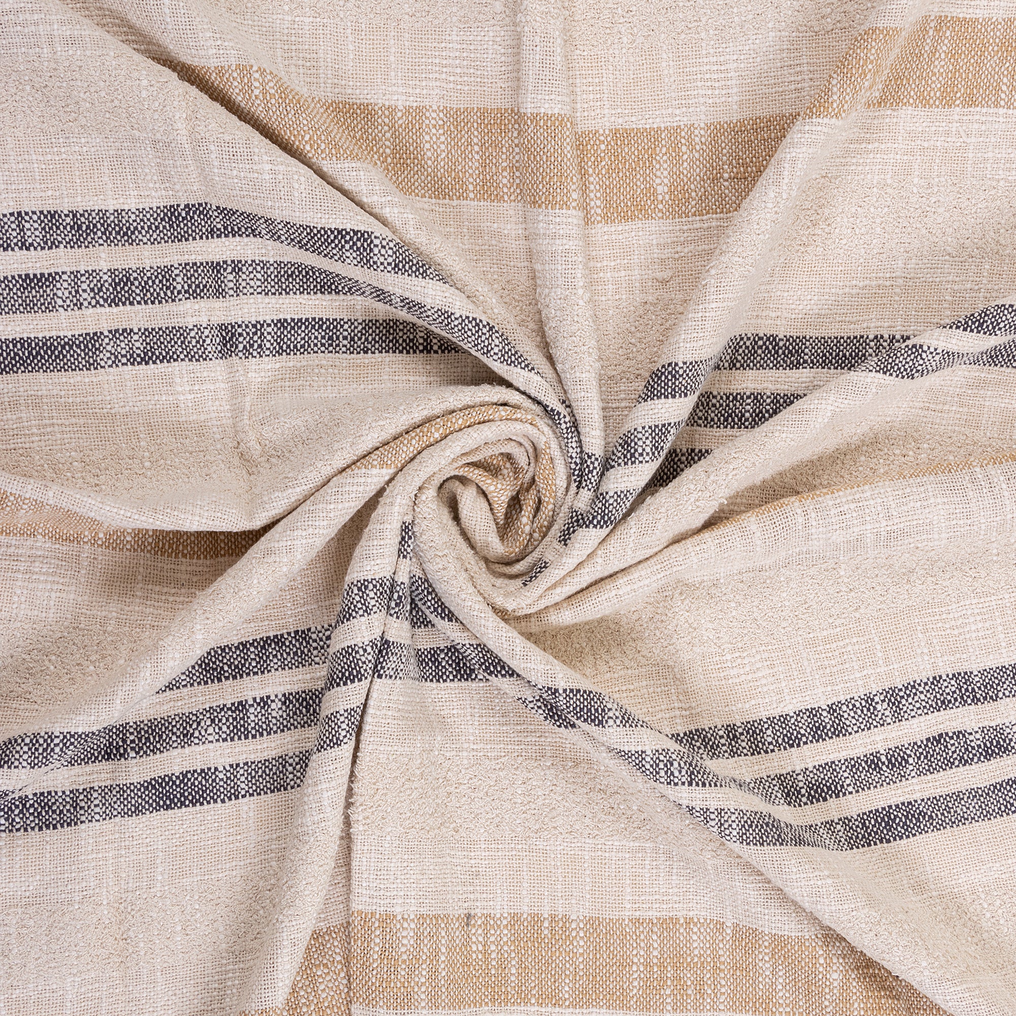 Modern Reversible Handcrafted Pure Cotton Woven Throw Blanket - Image 5