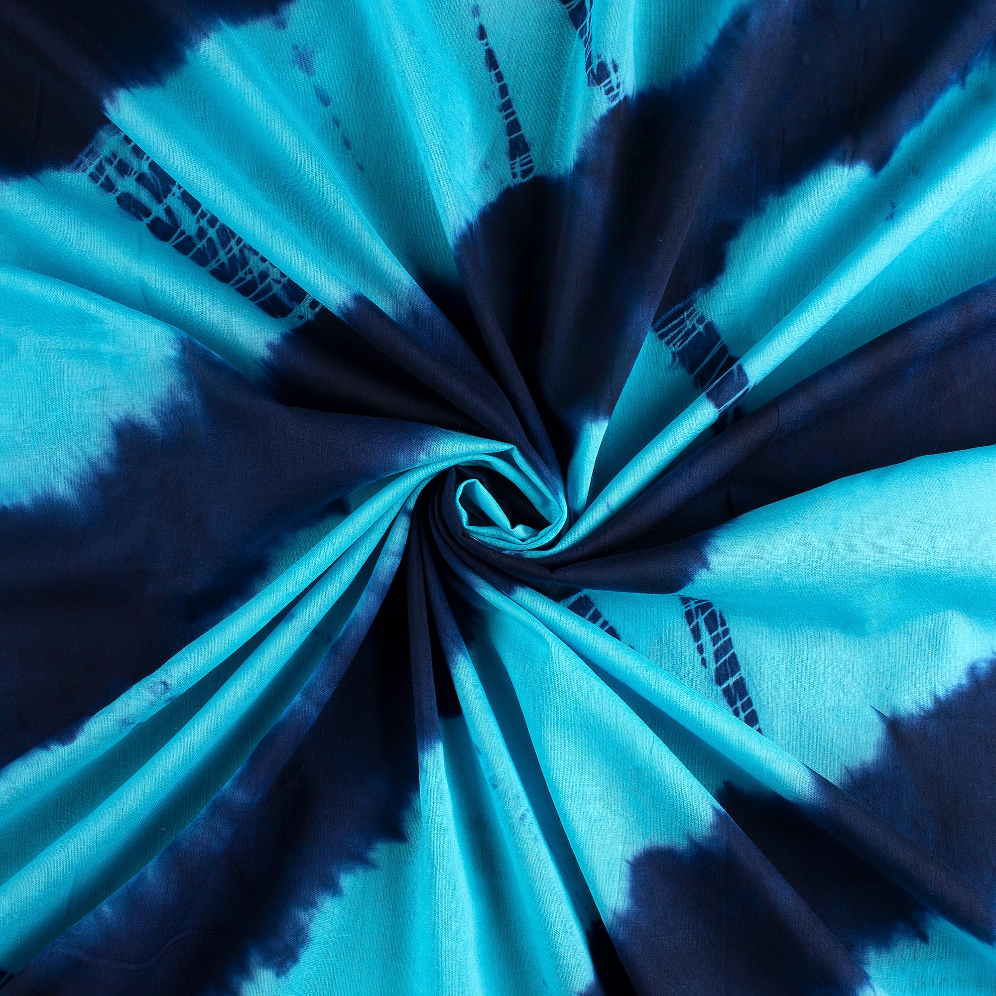 Stripe Organic Cotton Tie Dye Fabric for Dress - Image 4