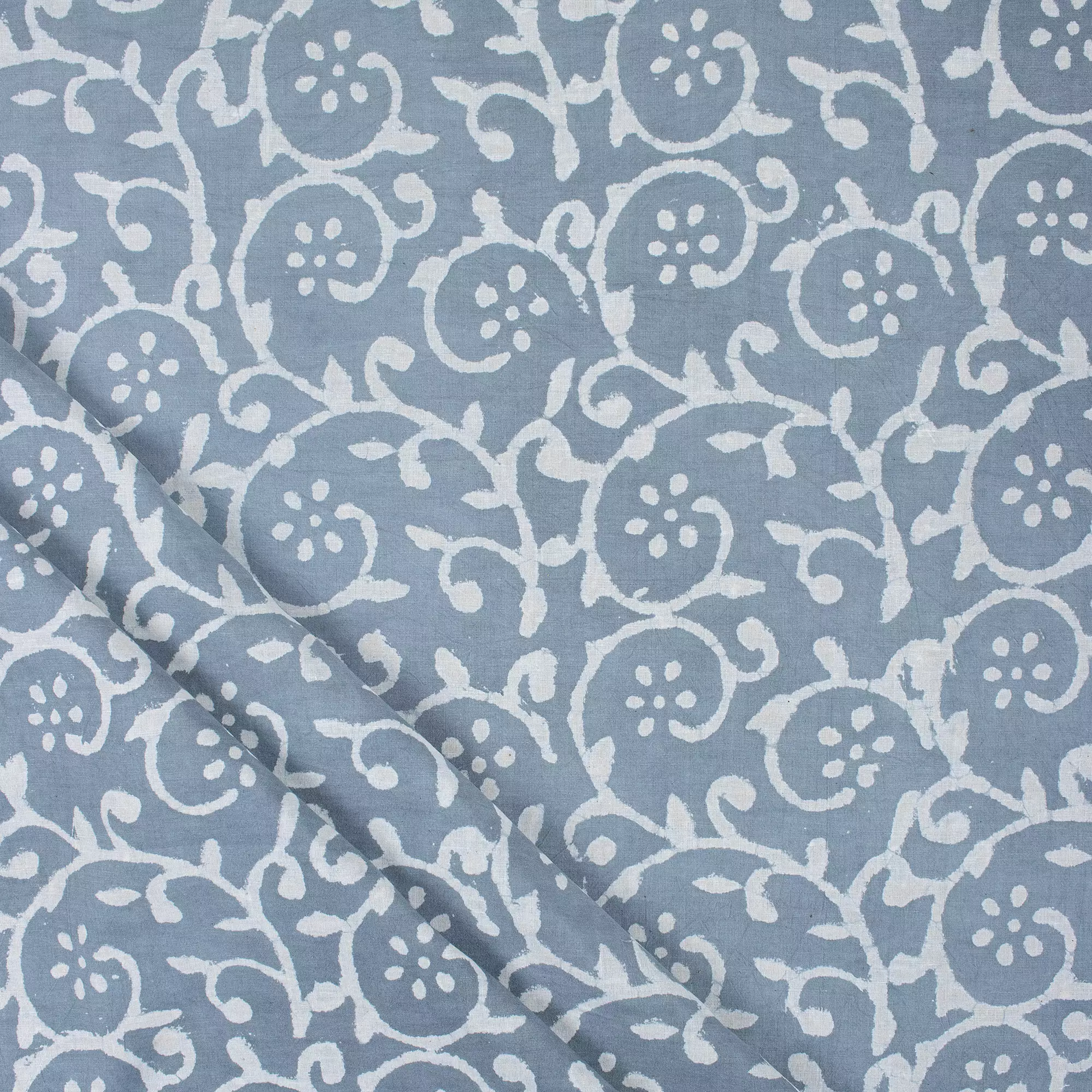 New Indian Block Printed Kashish Cotton Fabric