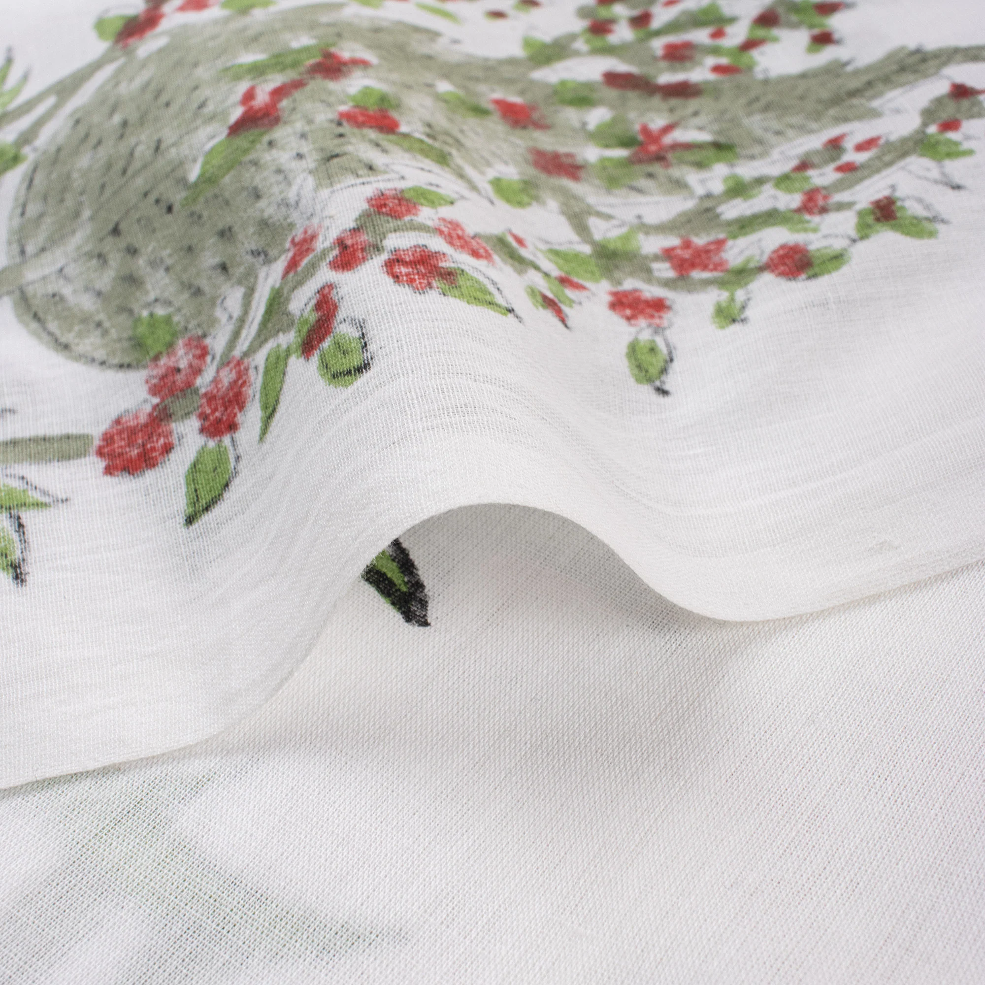 Indian Hand Block Printed Cotton Fabric - Image 4