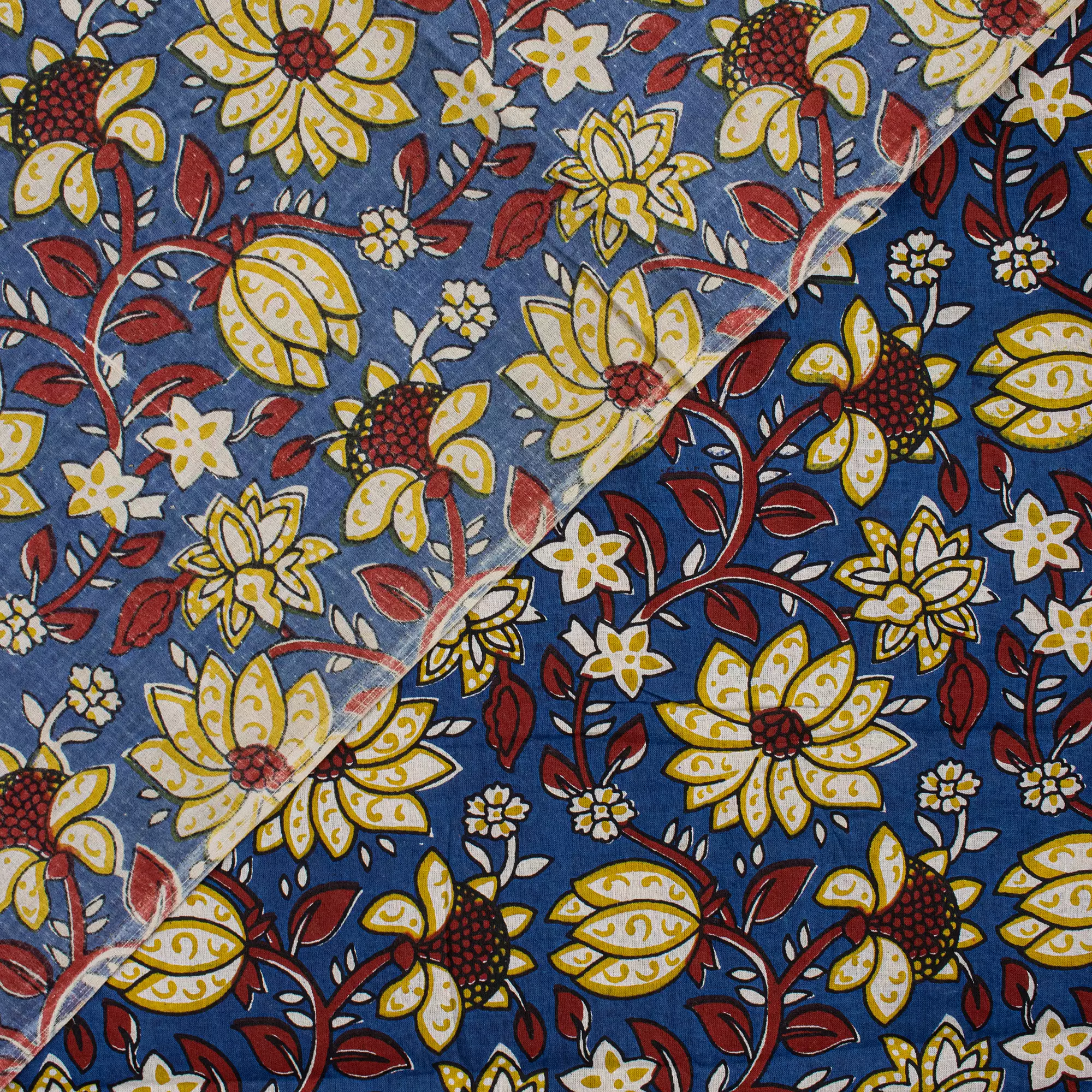 Organic Cotton Bagru Printed Fabric - Image 3