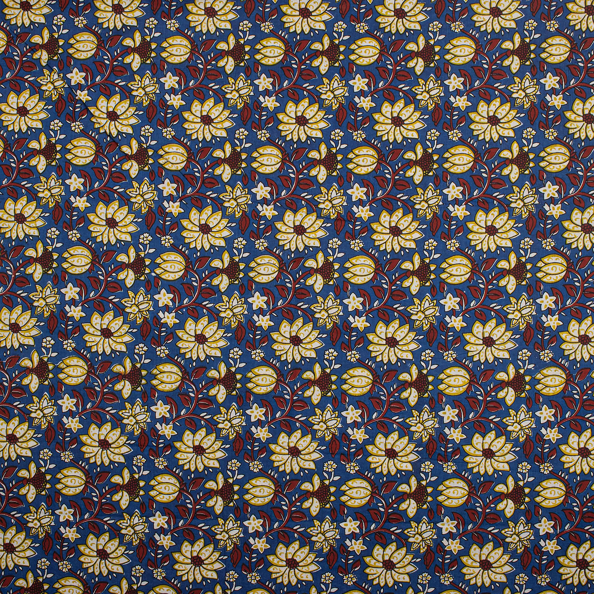 Organic Cotton Bagru Printed Fabric - Image 6