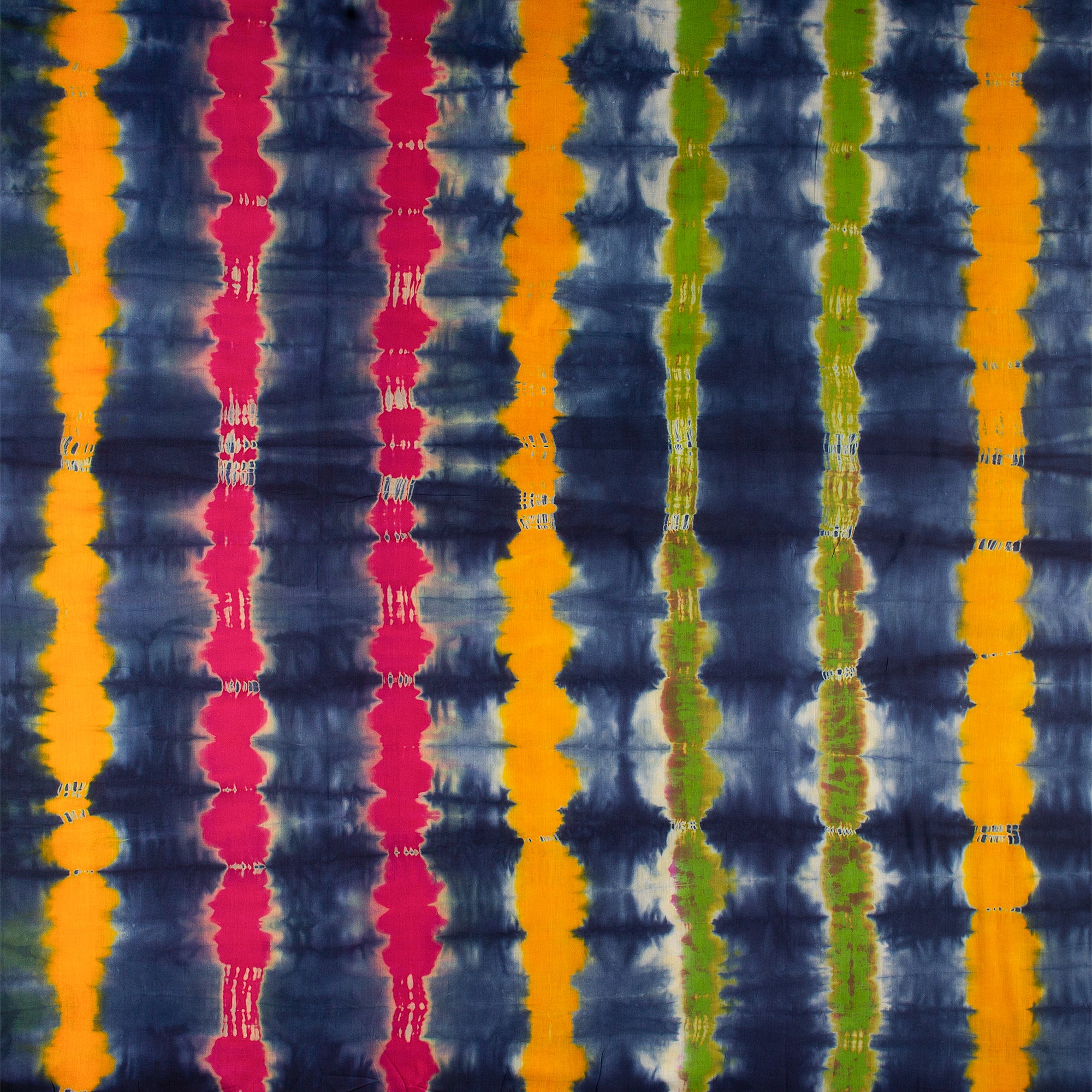 Rainbow Tie and Dye Cotton Fabric - Image 2