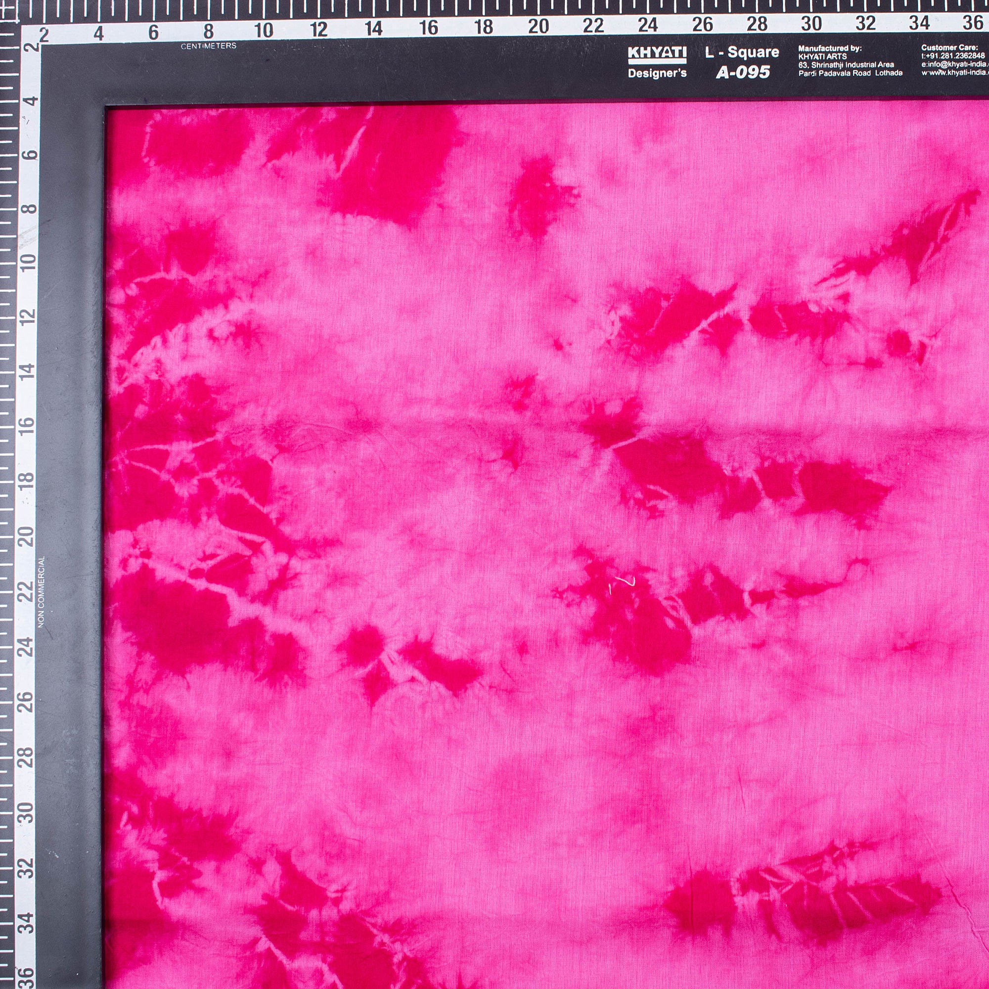 New Tie Dye Organic Cotton Shibori Fabric - Image 4