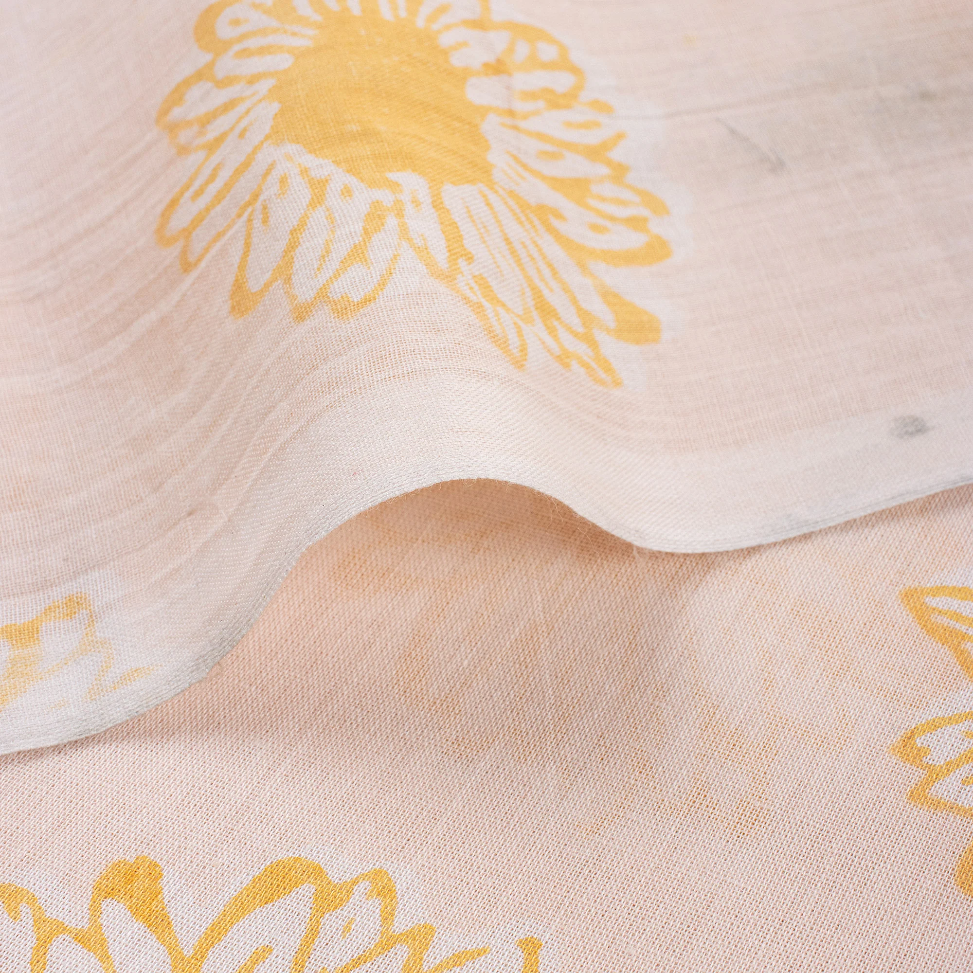 Floral Pure Cotton Hand Block Printed Fabric - Image 3