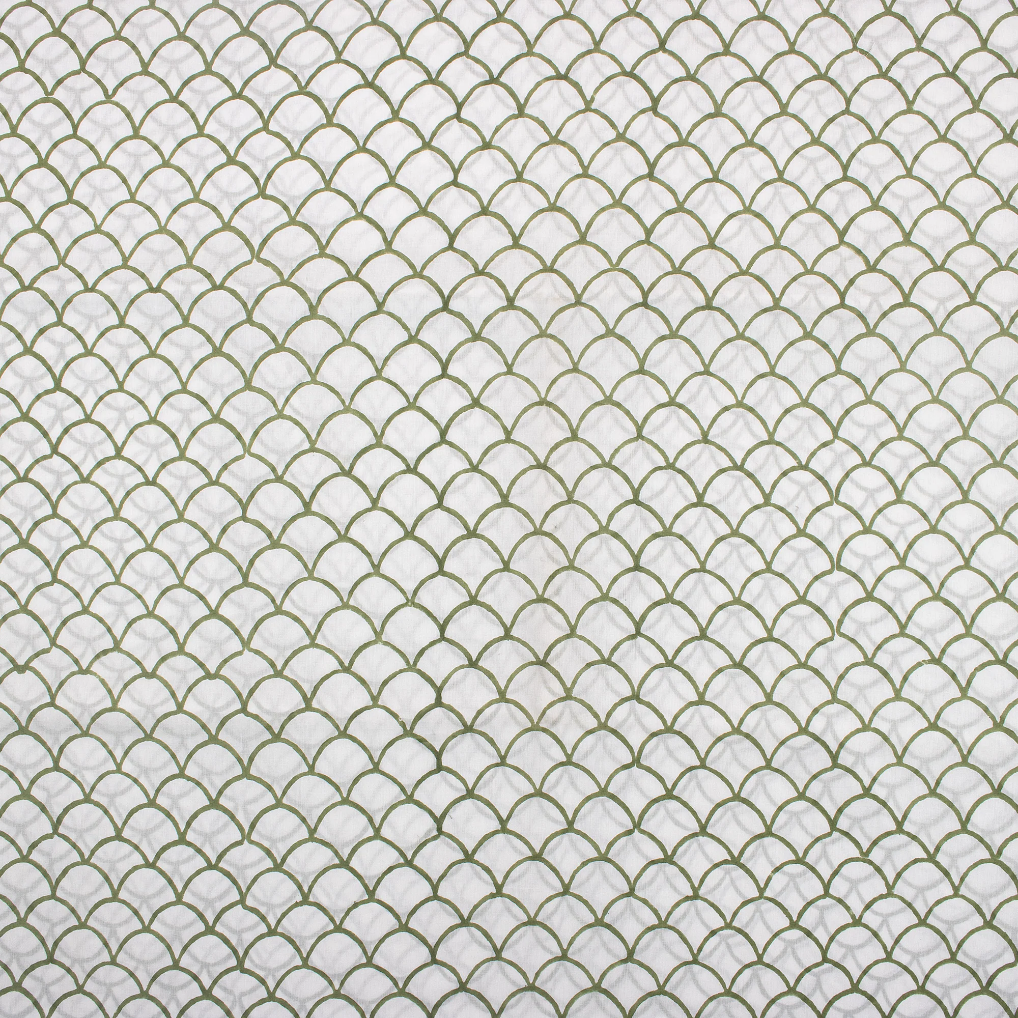 Handmade Geometric Hand Block Printed Fabric - Image 5