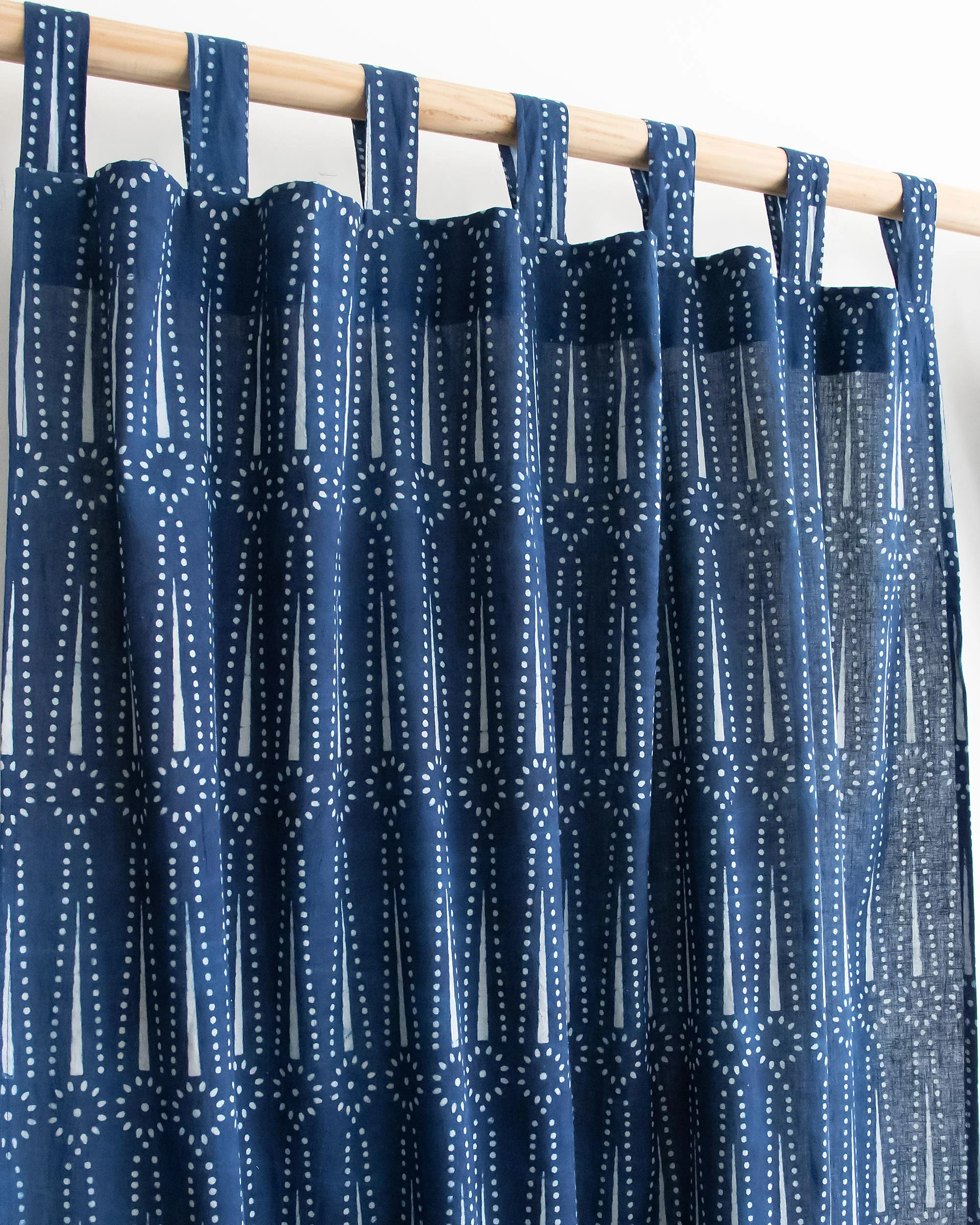 Premium Block Printed Cotton Curtains for Home Decor