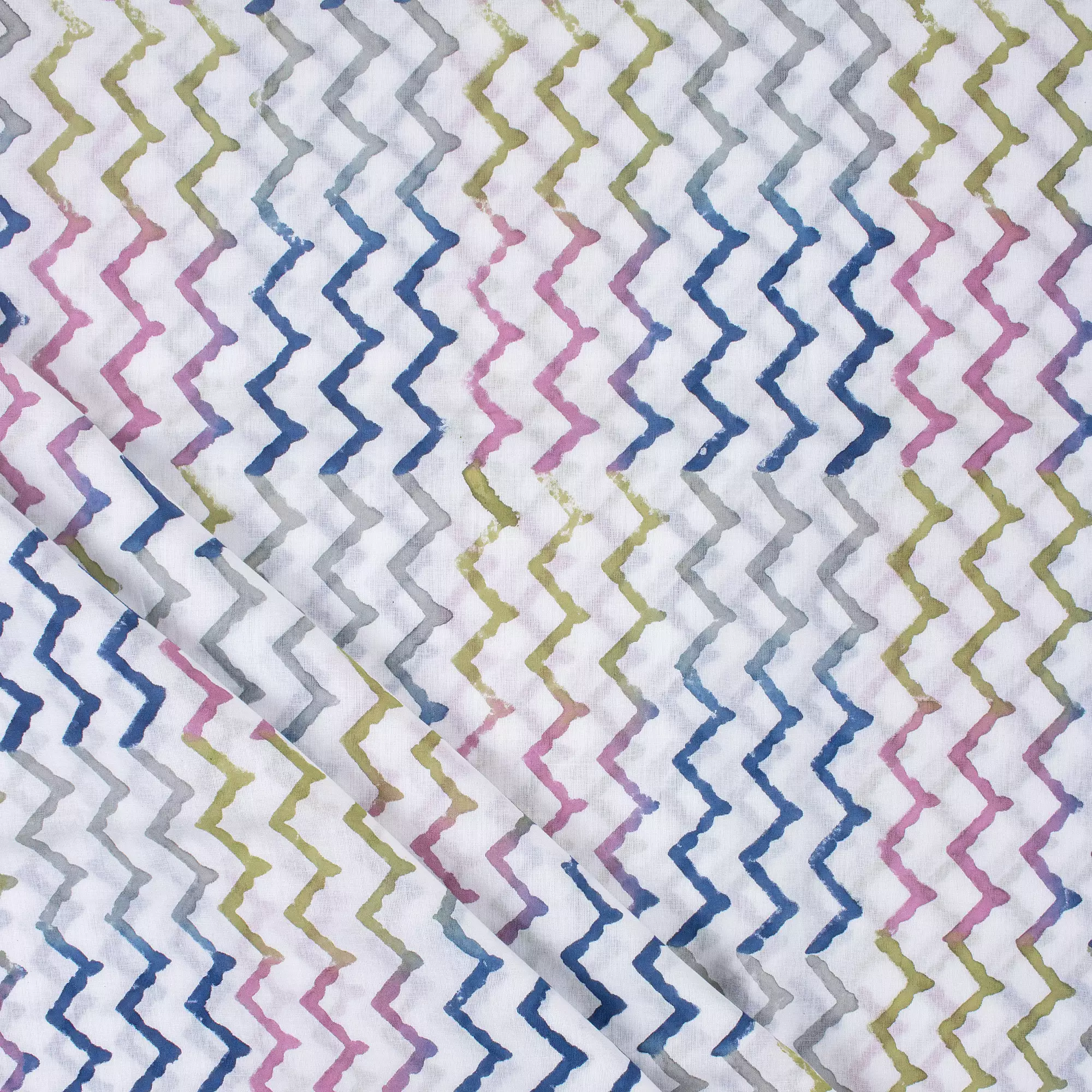Hand Block Printed Cotton Fabric
