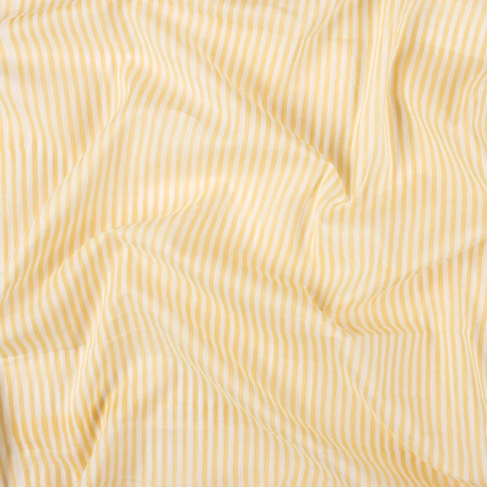 Striped Hand Block Print Fabric - Image 4