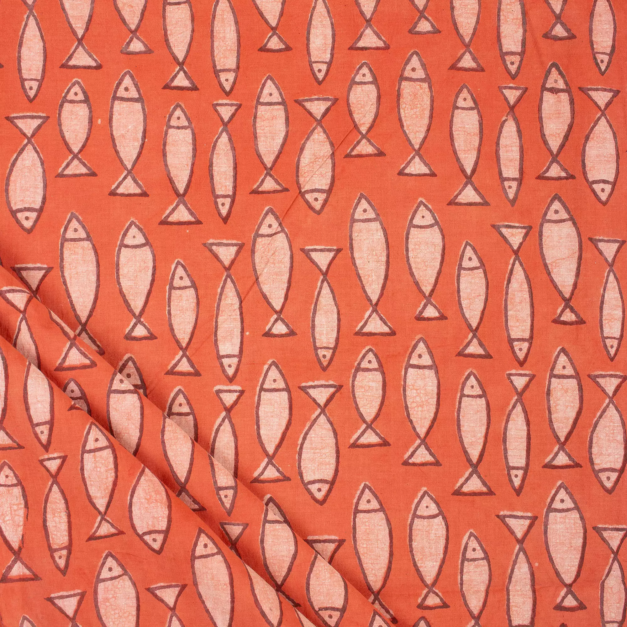 Organic Cotton Bagru Print Fabric
