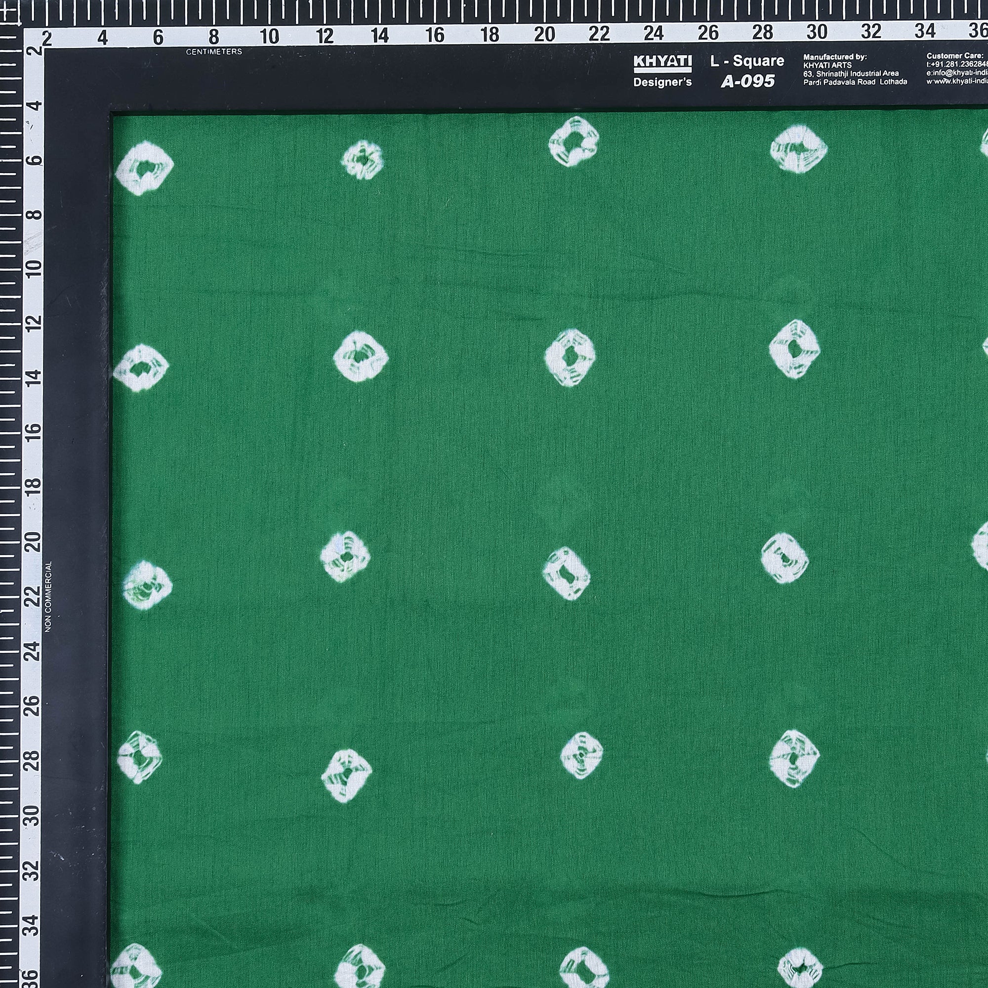 Organic Cotton Shibori Tie Dye Fabric - Image 3