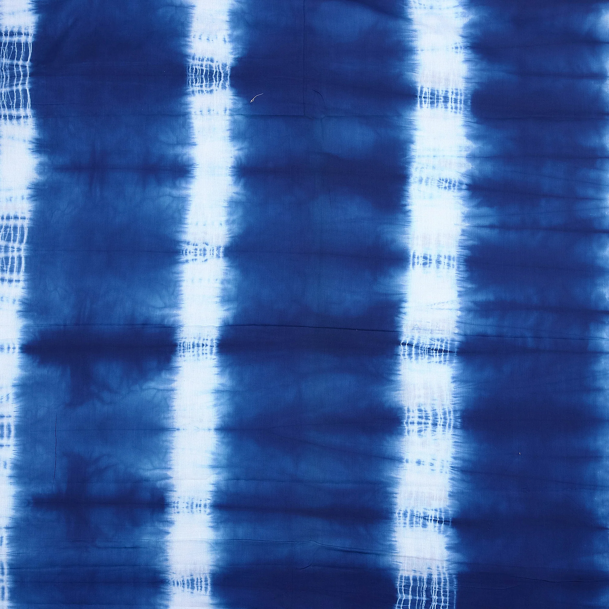 Organic Dark Blue Tie Dye Shibori Fabric - Image 5