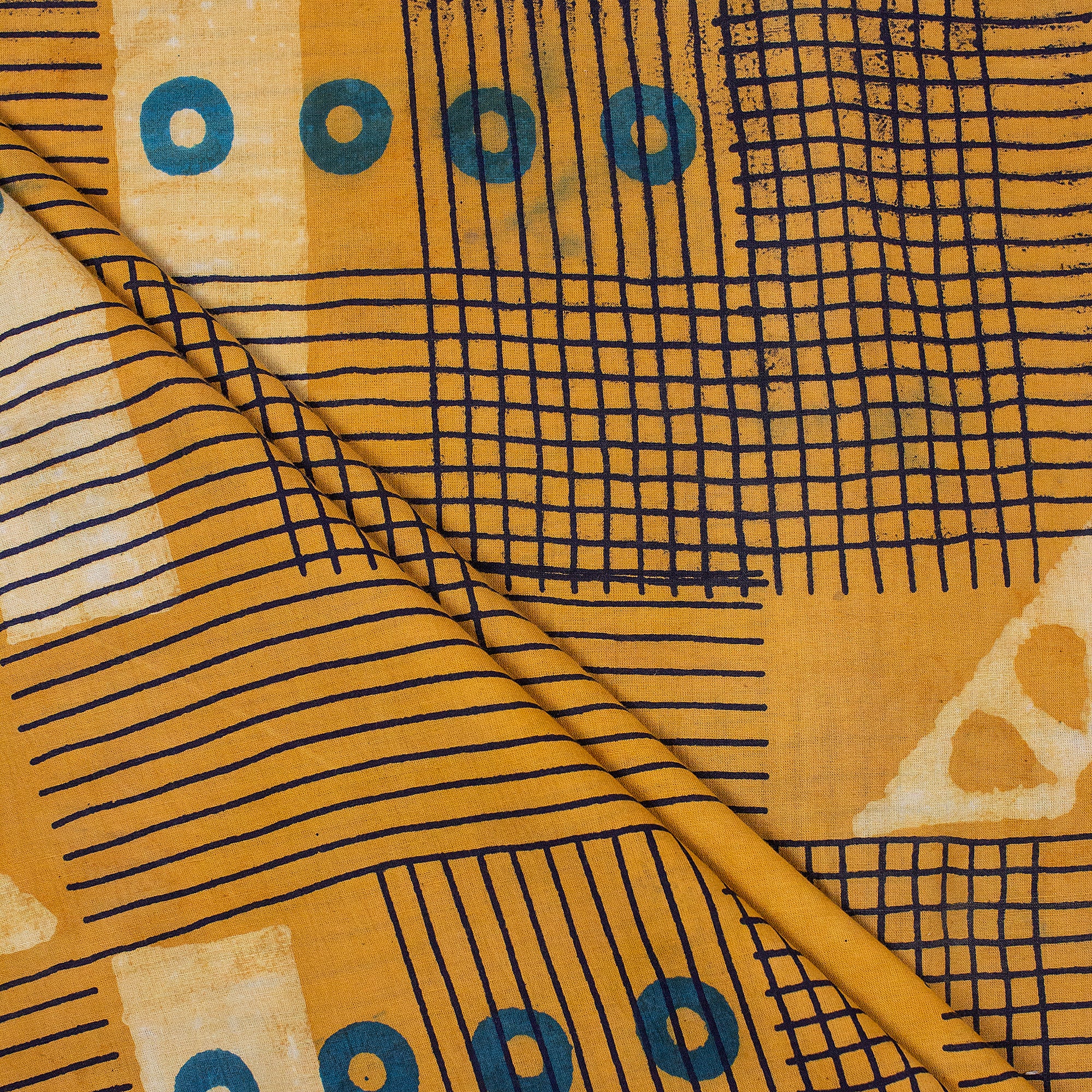 Dabu Hand Block Print Fabric
