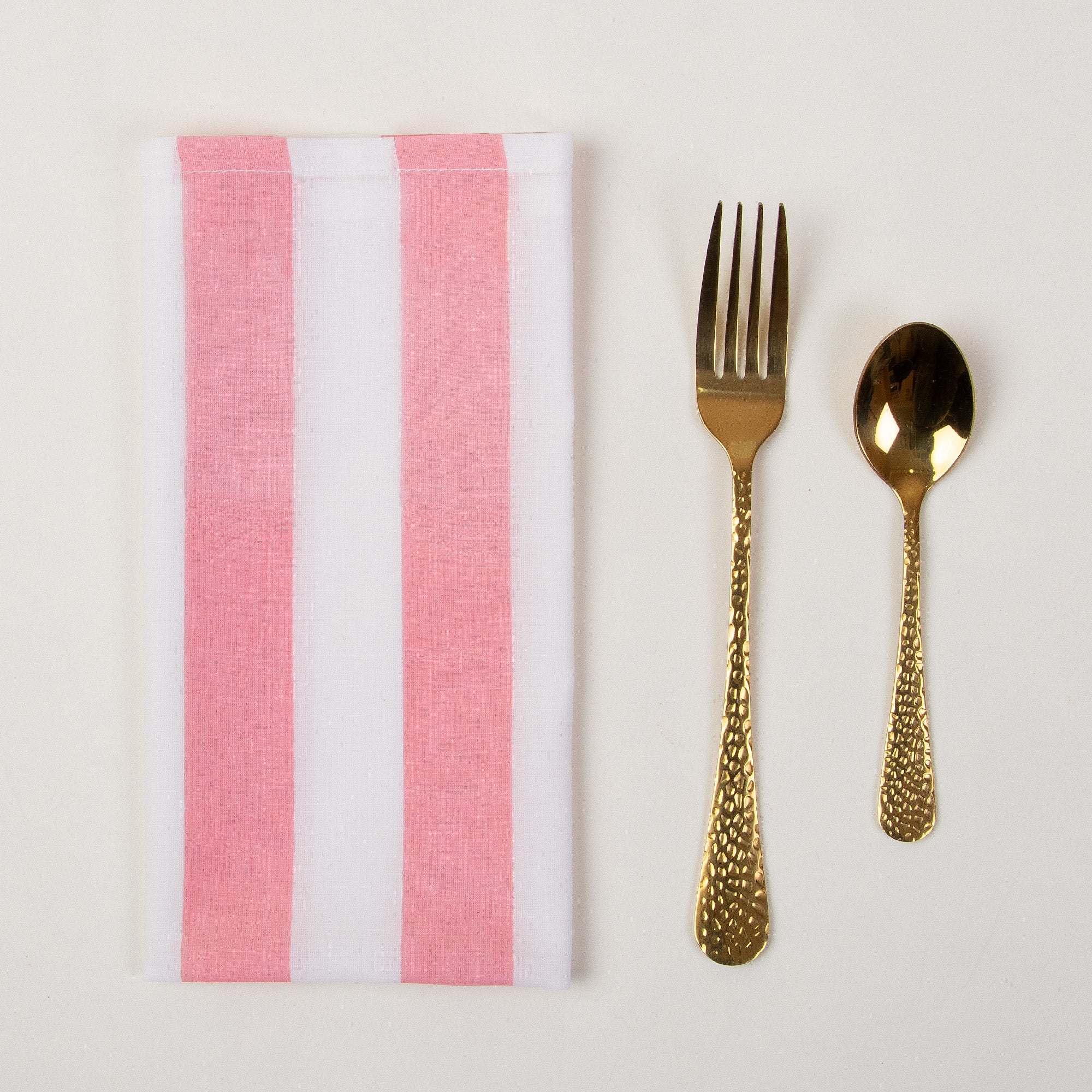 Striped Hand Block Printed Dinner Napkin Cloth - Image 6