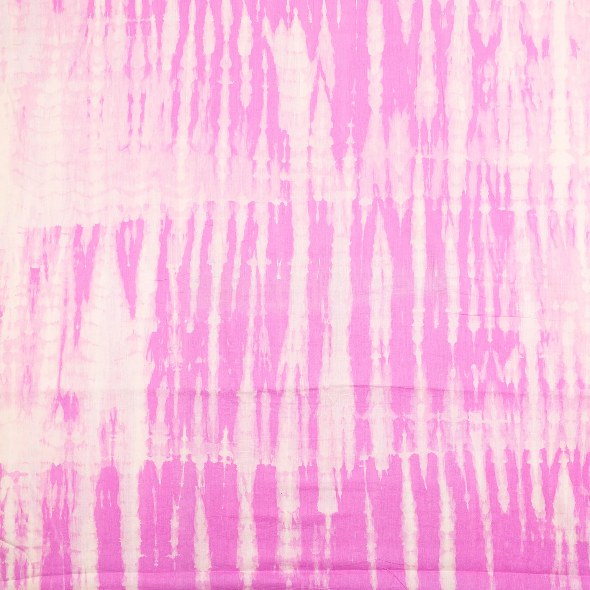Pink Striped Light Weighted Tie Dye Shibori Fabric - Image 3