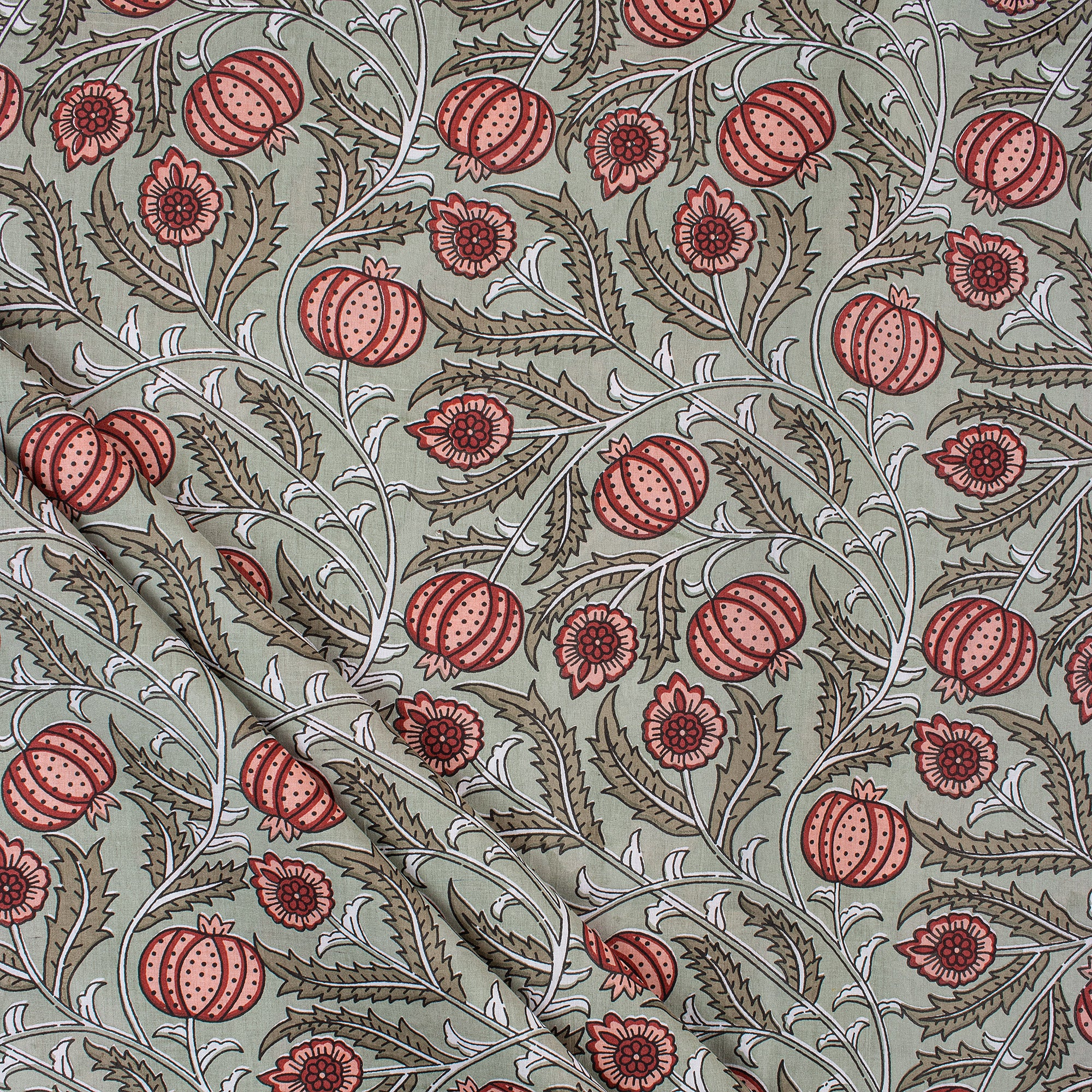 Hand Block Print Cotton Fabric