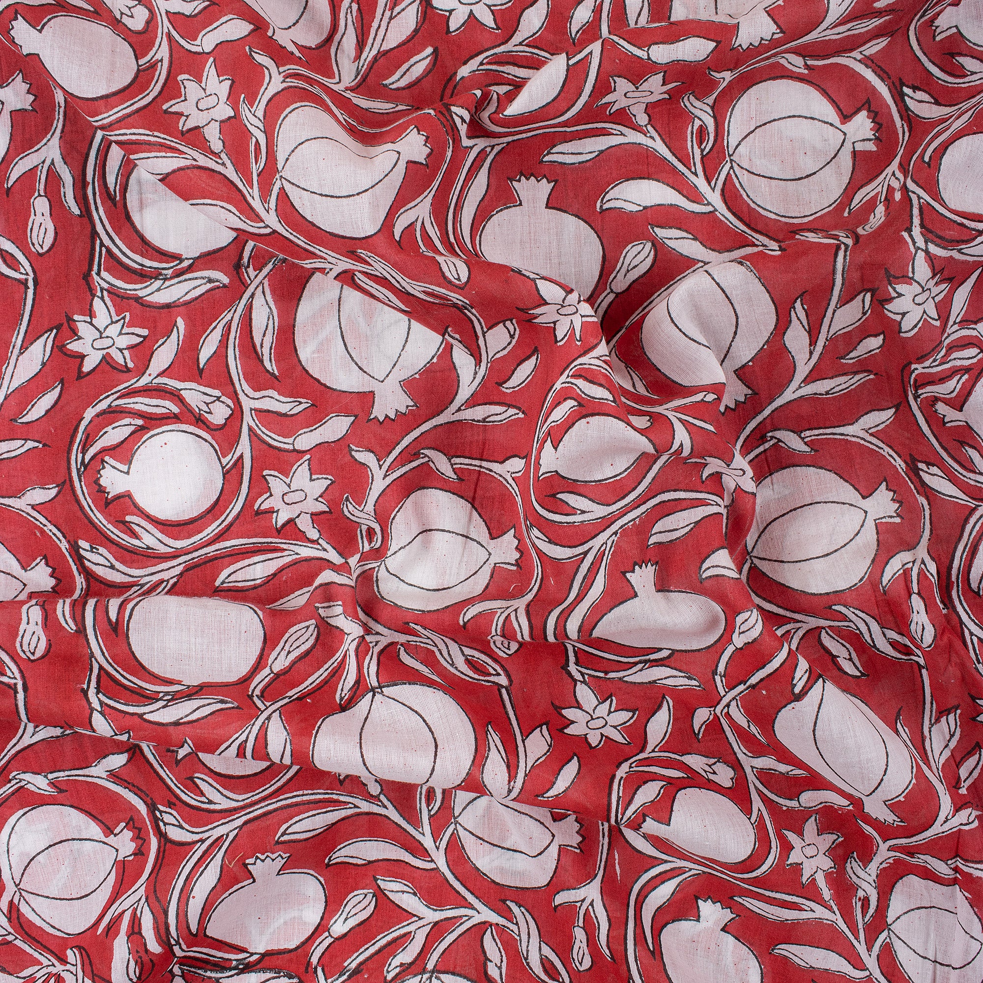 Hand Block Print Organic Cotton Fabric - Image 3