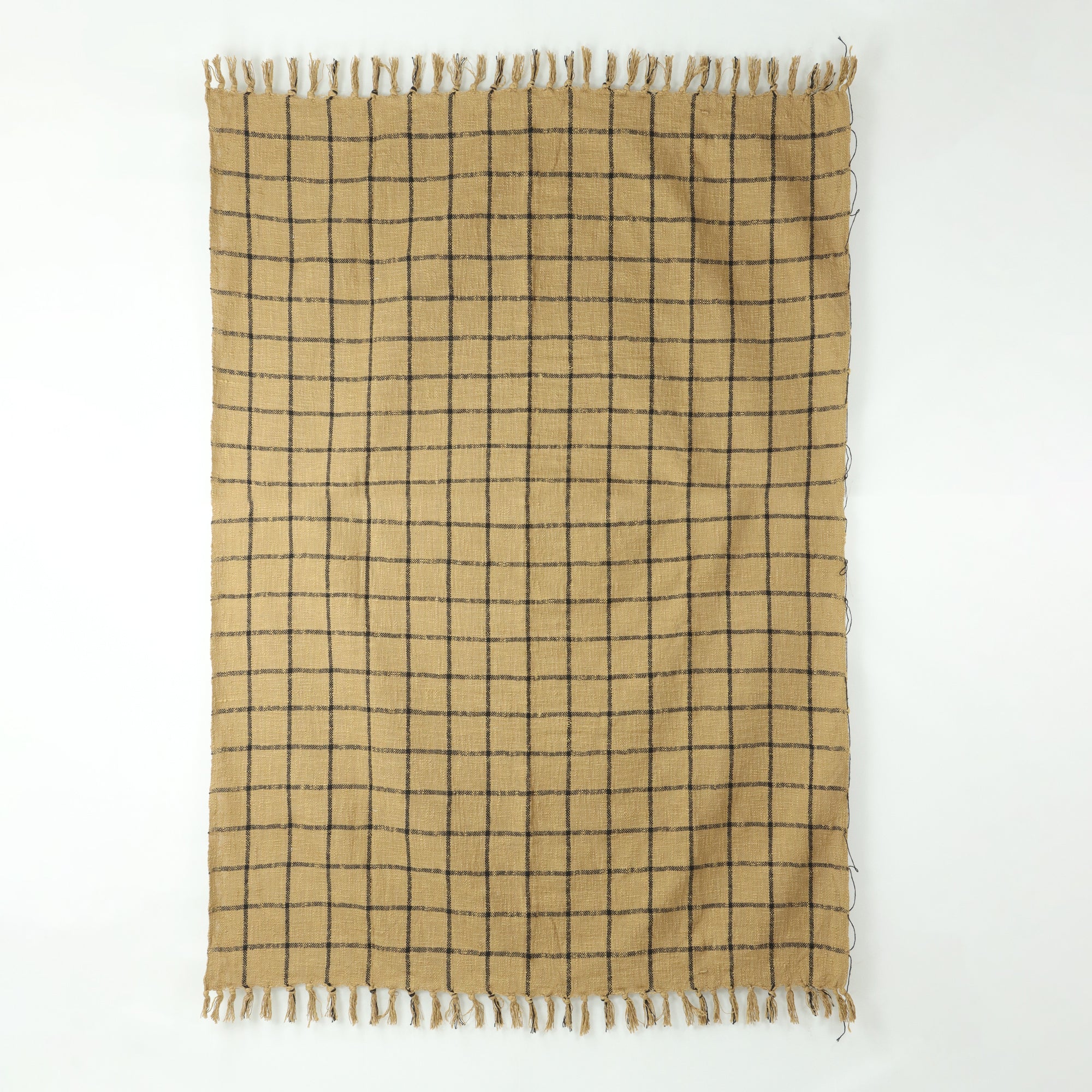 Premium Pure Cotton & Light Weighted Solid Throw Blanket - Image 3
