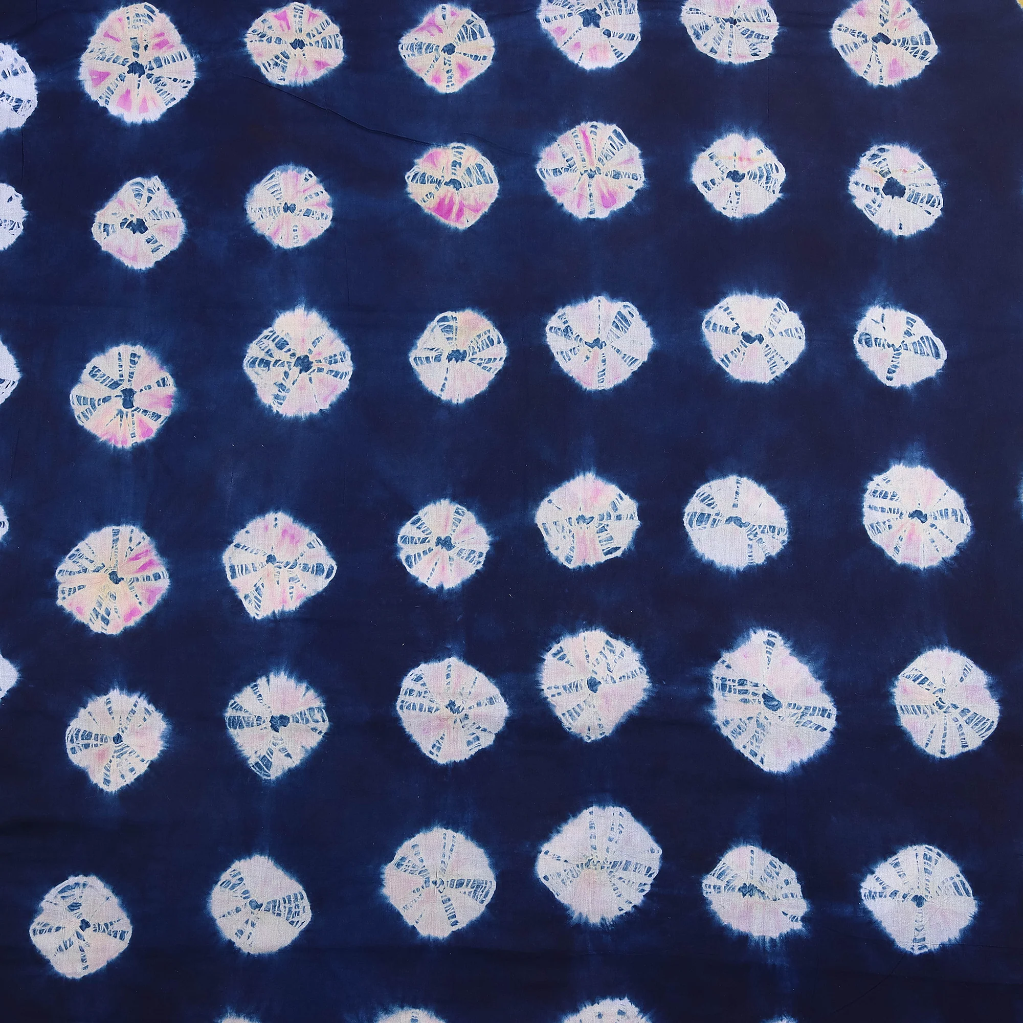 Premium Blue Tie Dye Shibori Fabric - Image 6