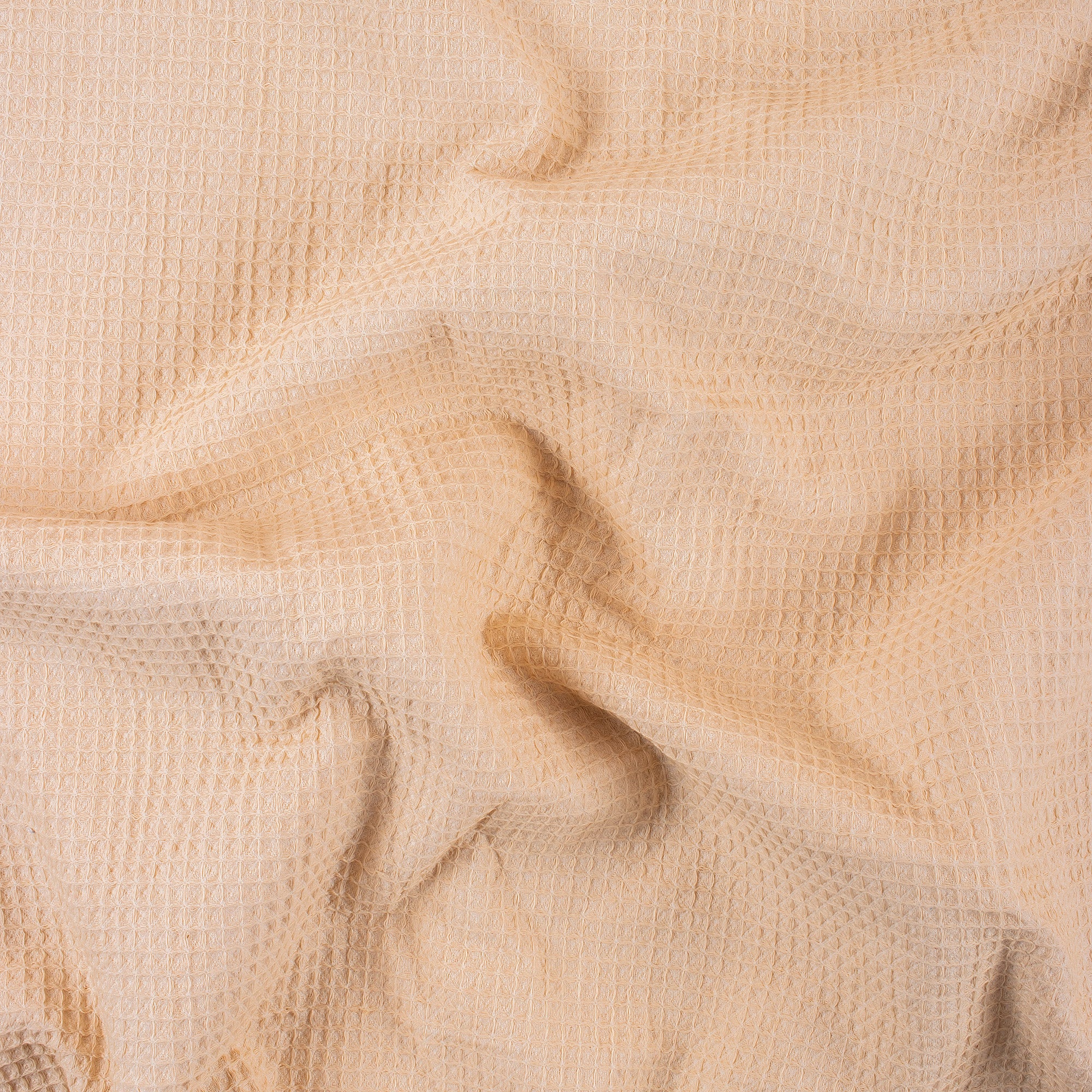 Decorative Solid Mud Resist Cotton Waffle Fabric - Image 3