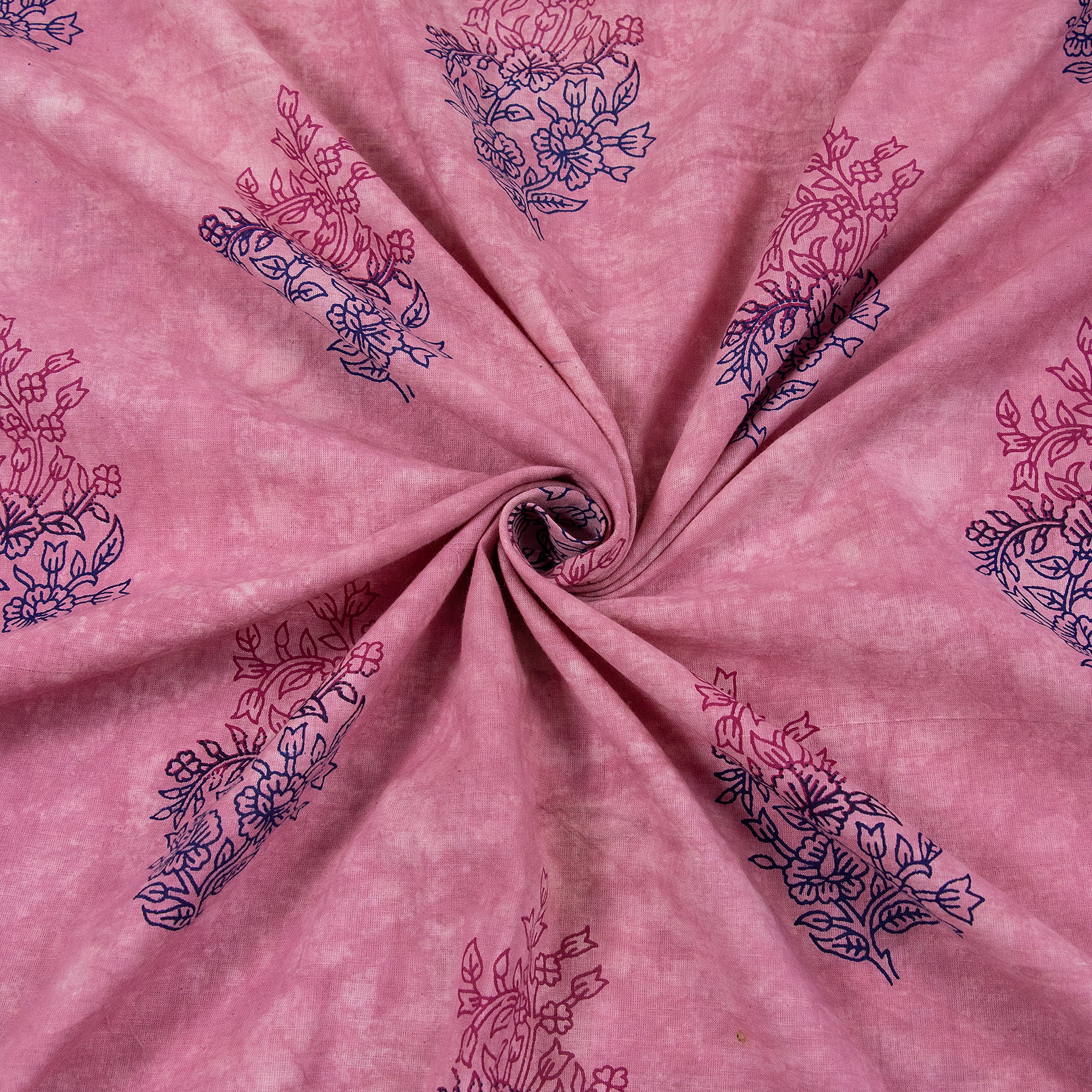 Premium Dabu Hand Block Print Cotton Fabric - Image 4