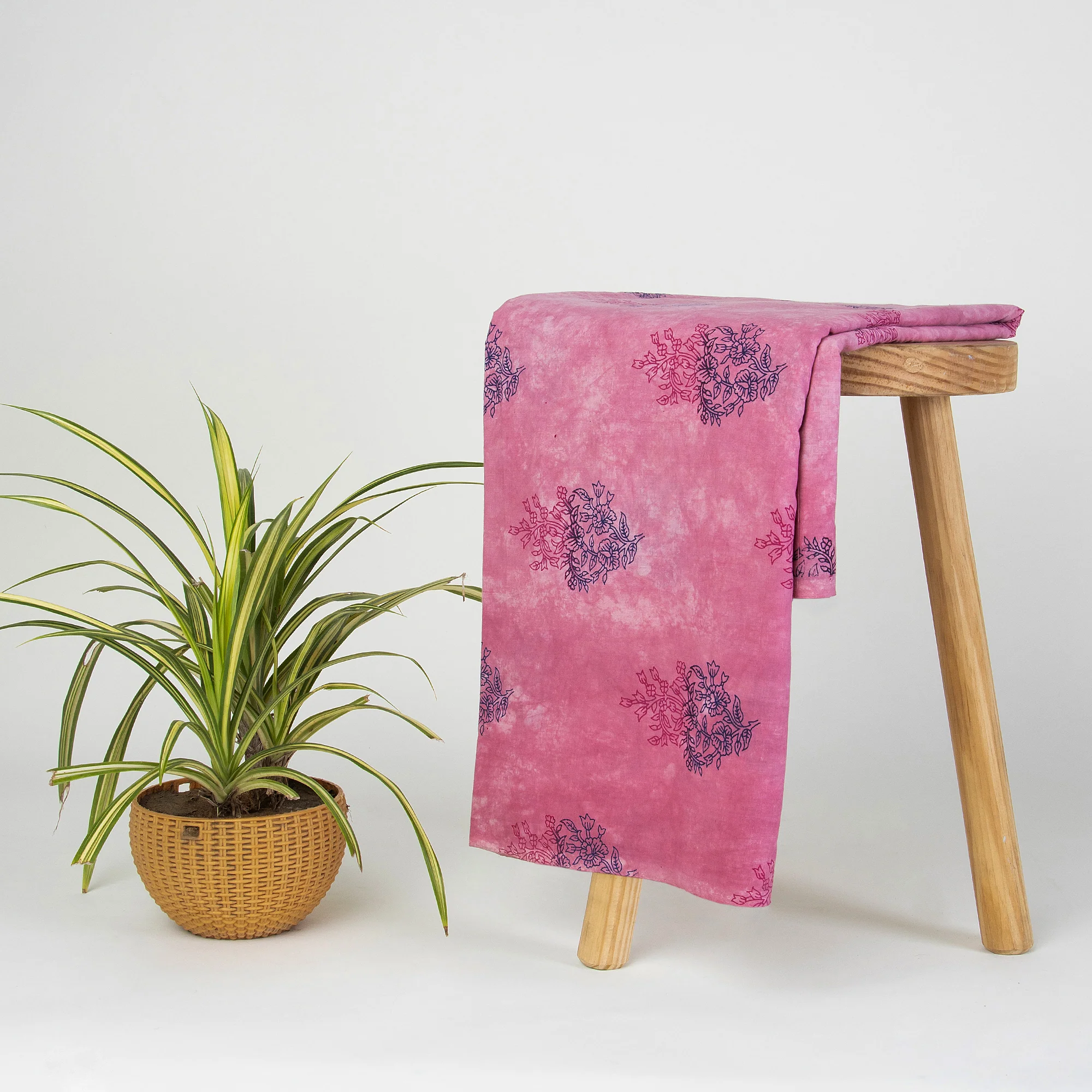 Premium Dabu Hand Block Print Cotton Fabric - Image 6