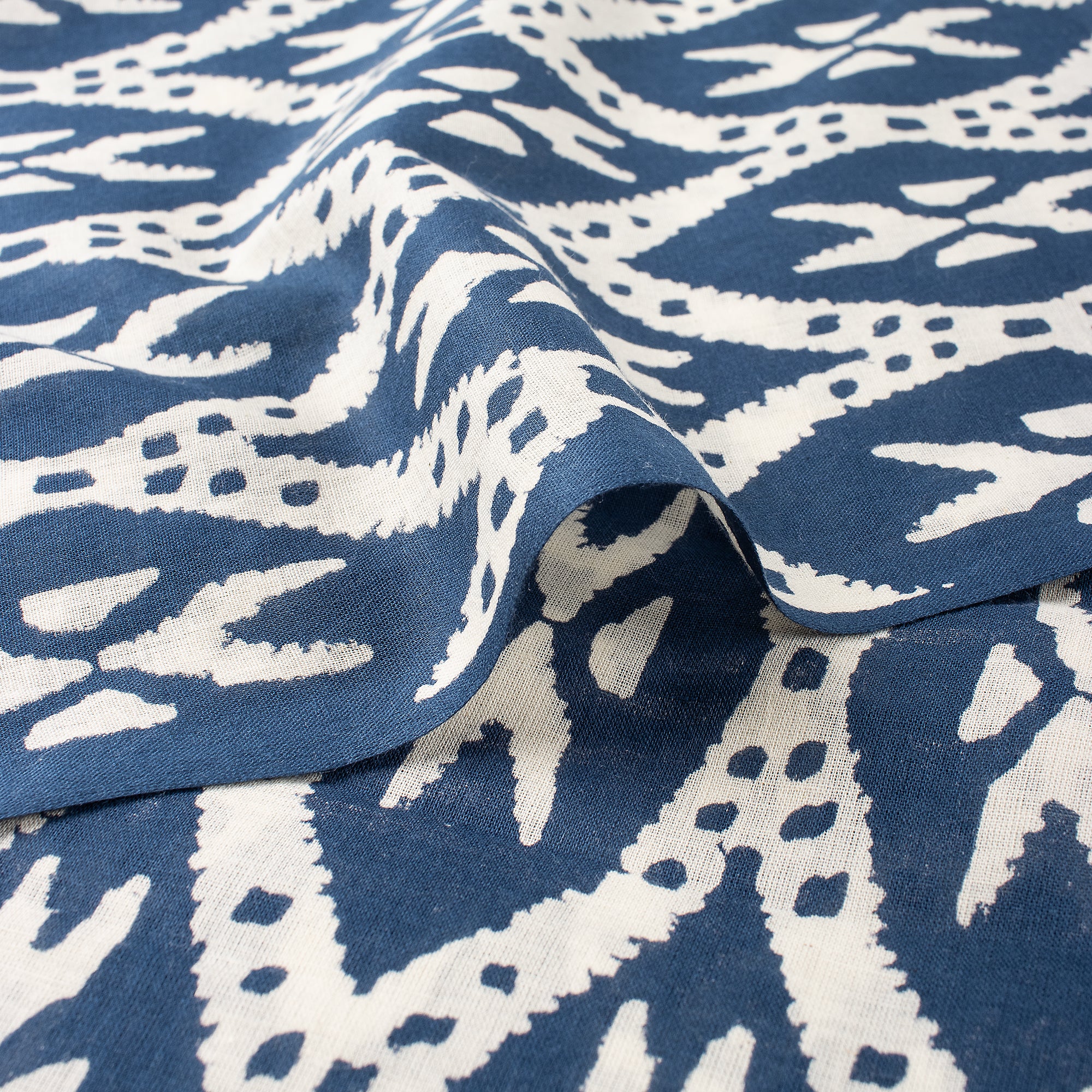 Premium Discharge Hand Block Printed Fabric - Image 4