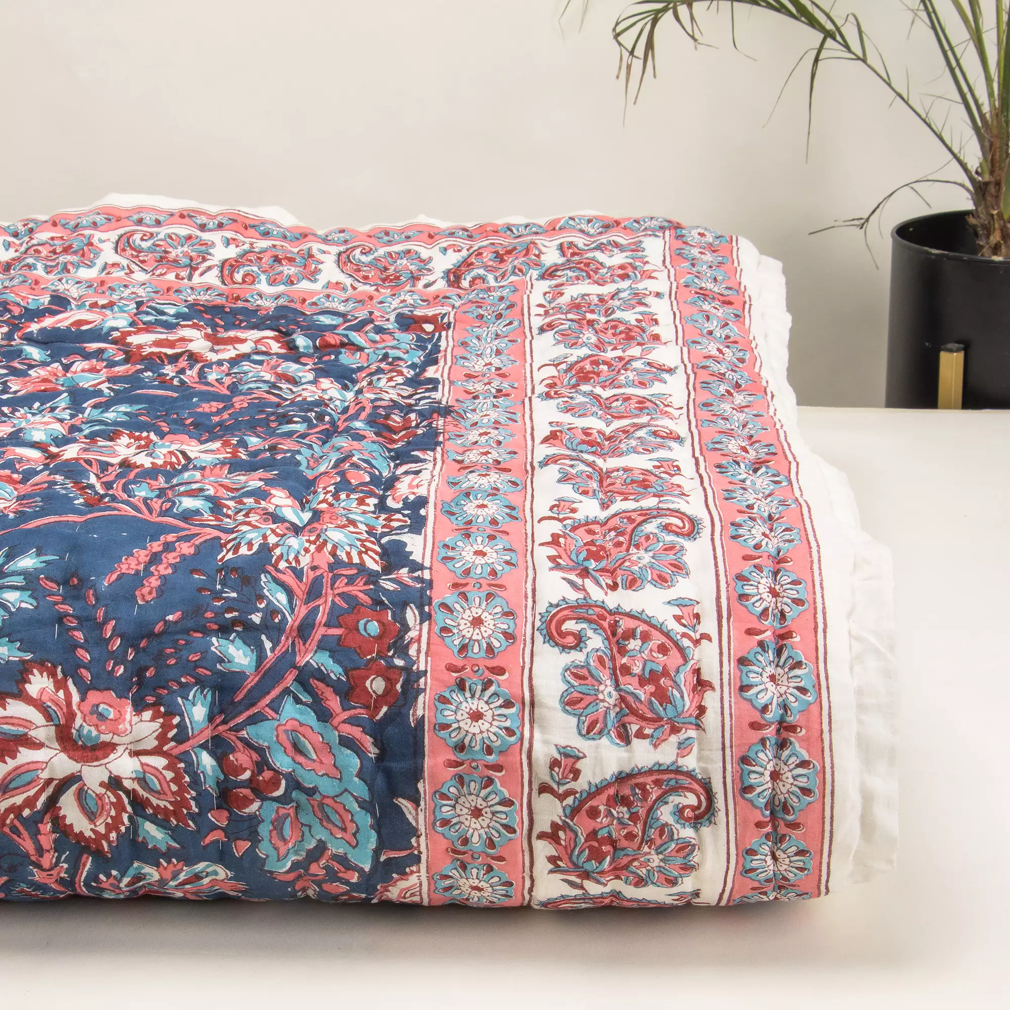 Indian Jaipur Cotton Quilt for Winter - Image 3