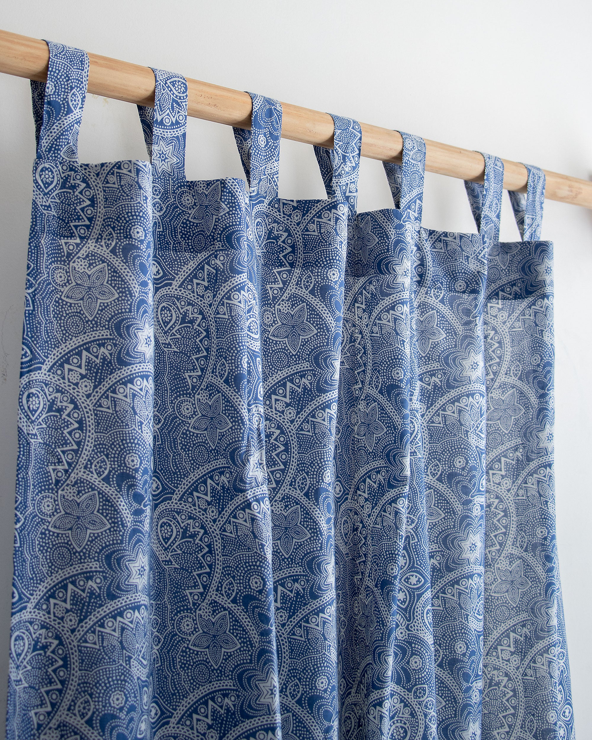 Premium Organic Cotton Block Printed Curtains for Home Decor | Room Decor