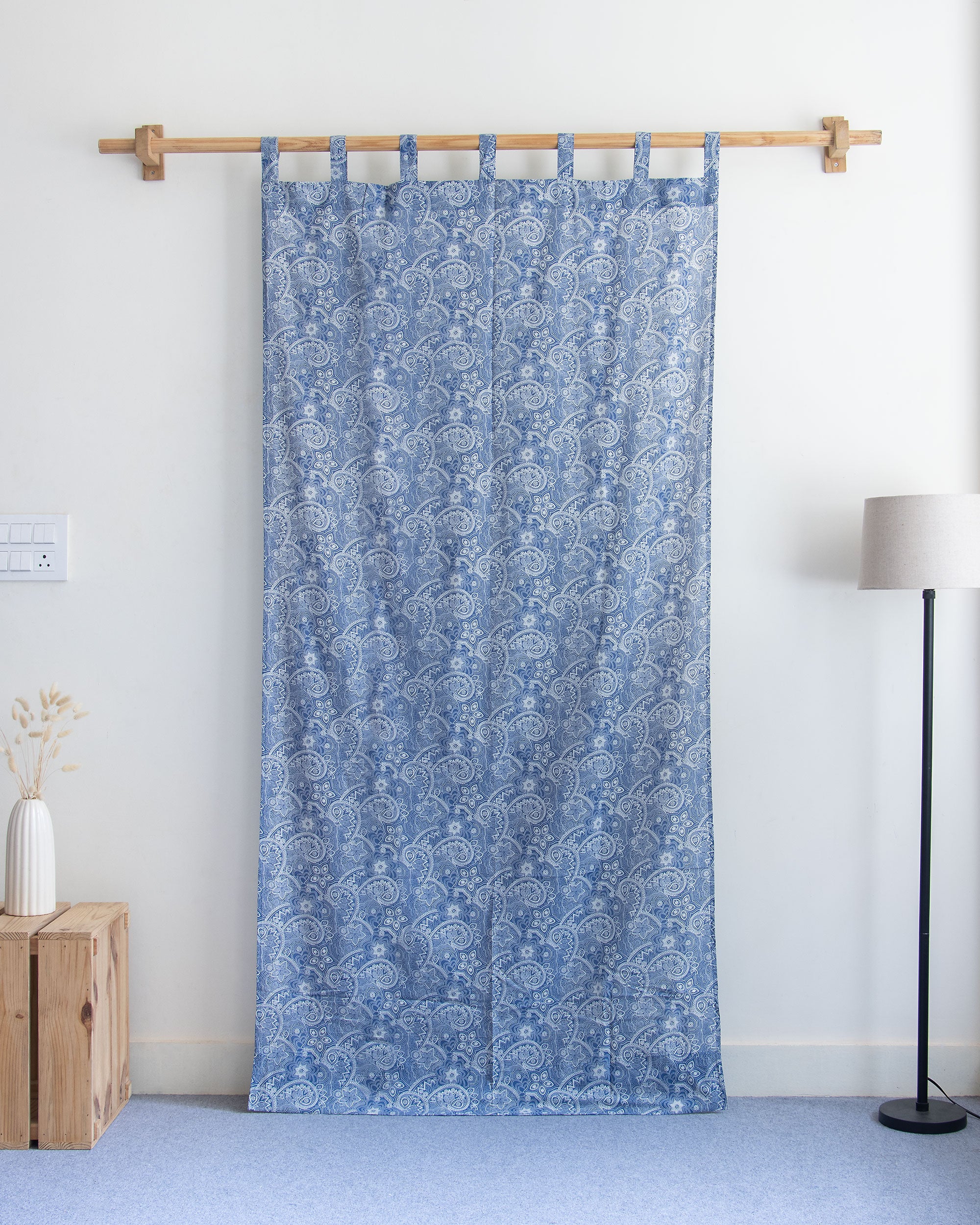 Premium Organic Cotton Block Printed Curtains for Home Decor | Room Decor - Image 5