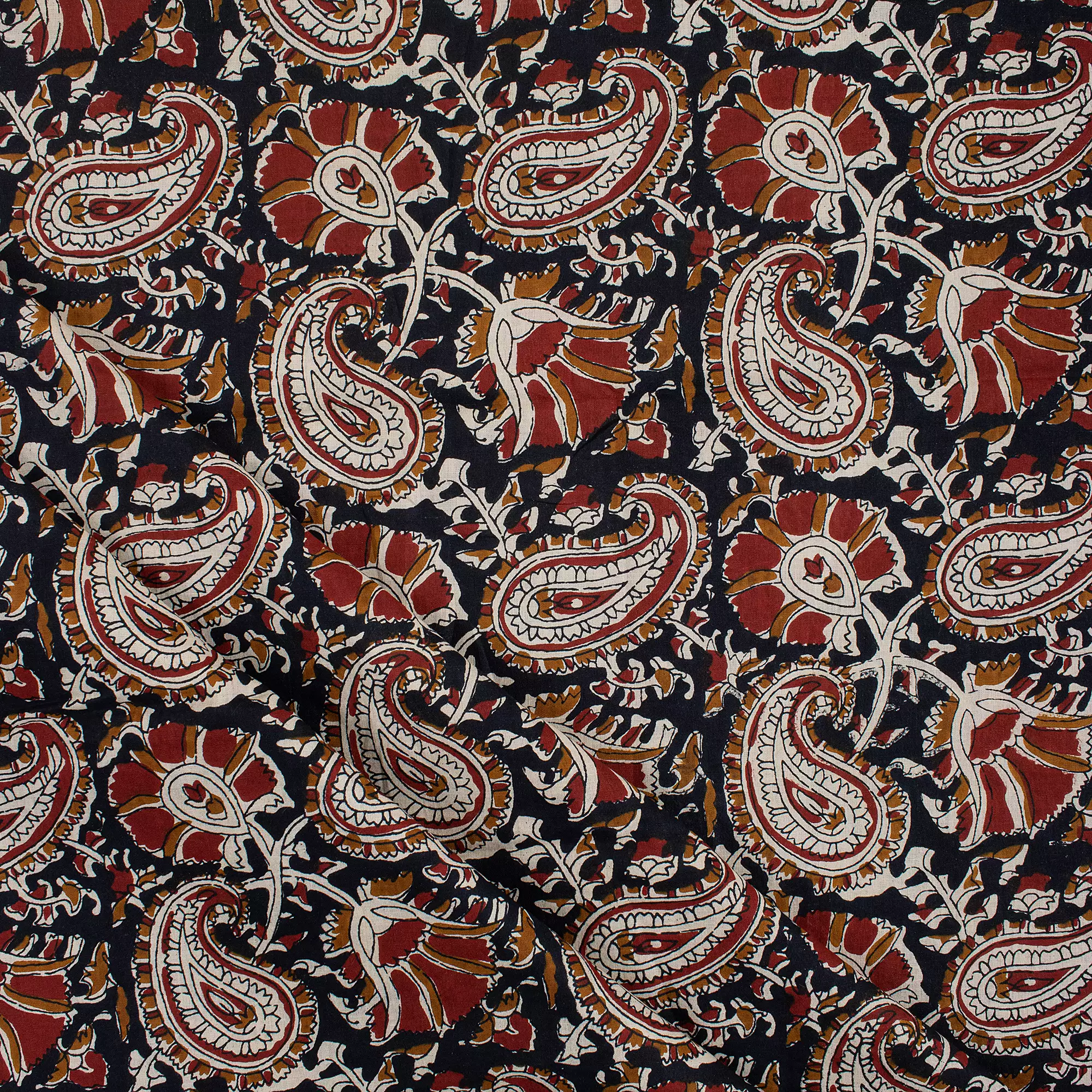Premium Quality Paisley Bagru Print Fabric