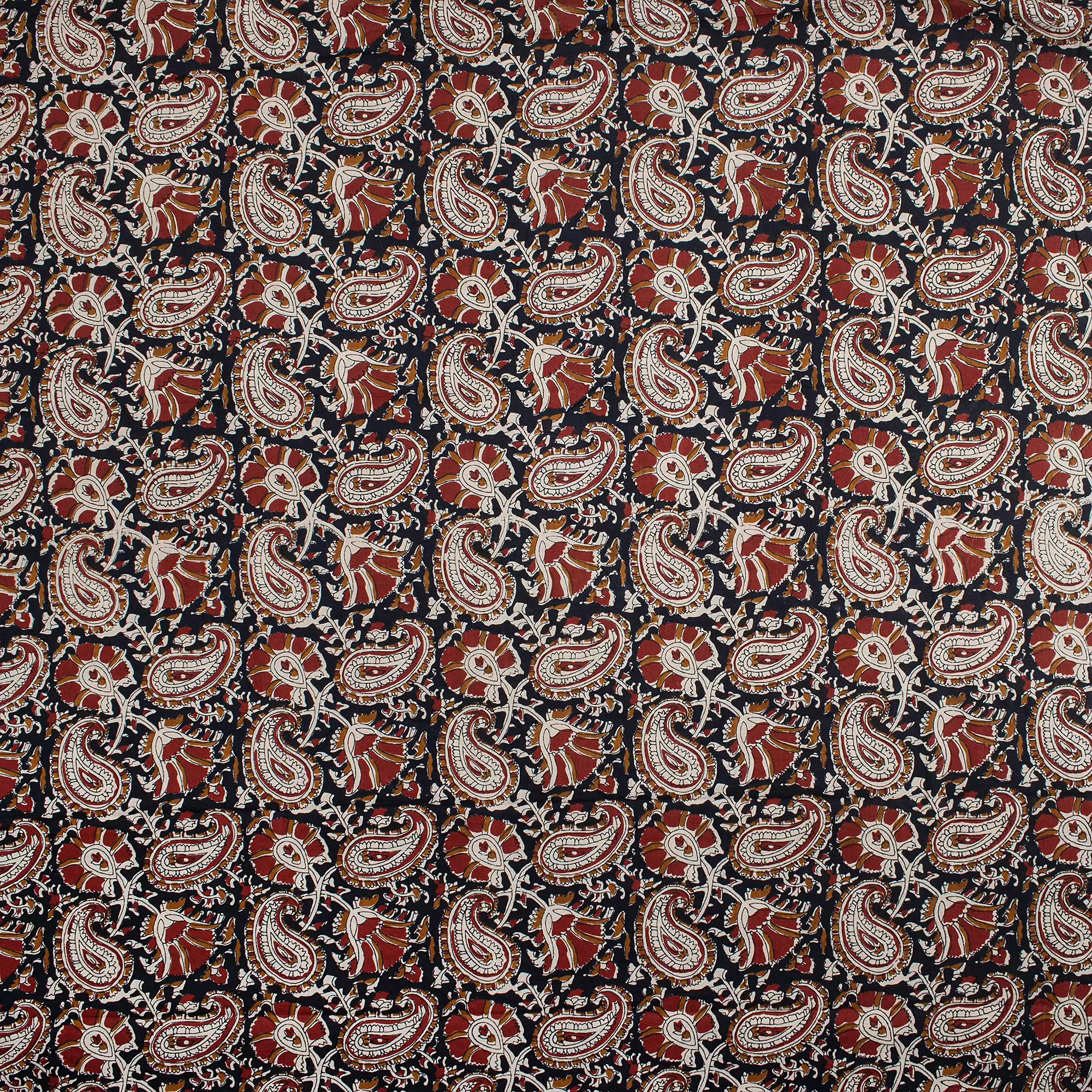 Premium Quality Paisley Bagru Print Fabric - Image 6