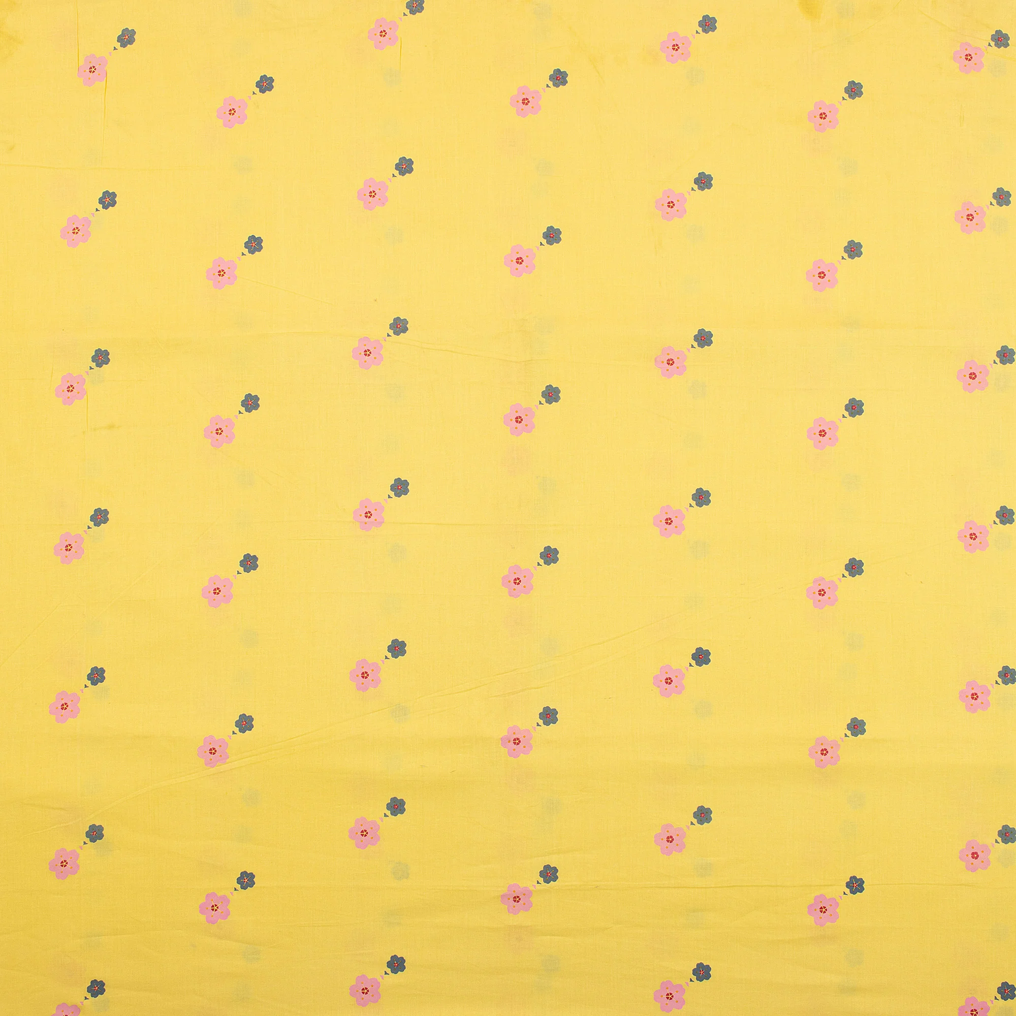 Premium Quality Floral Block Print Fabric - Image 2